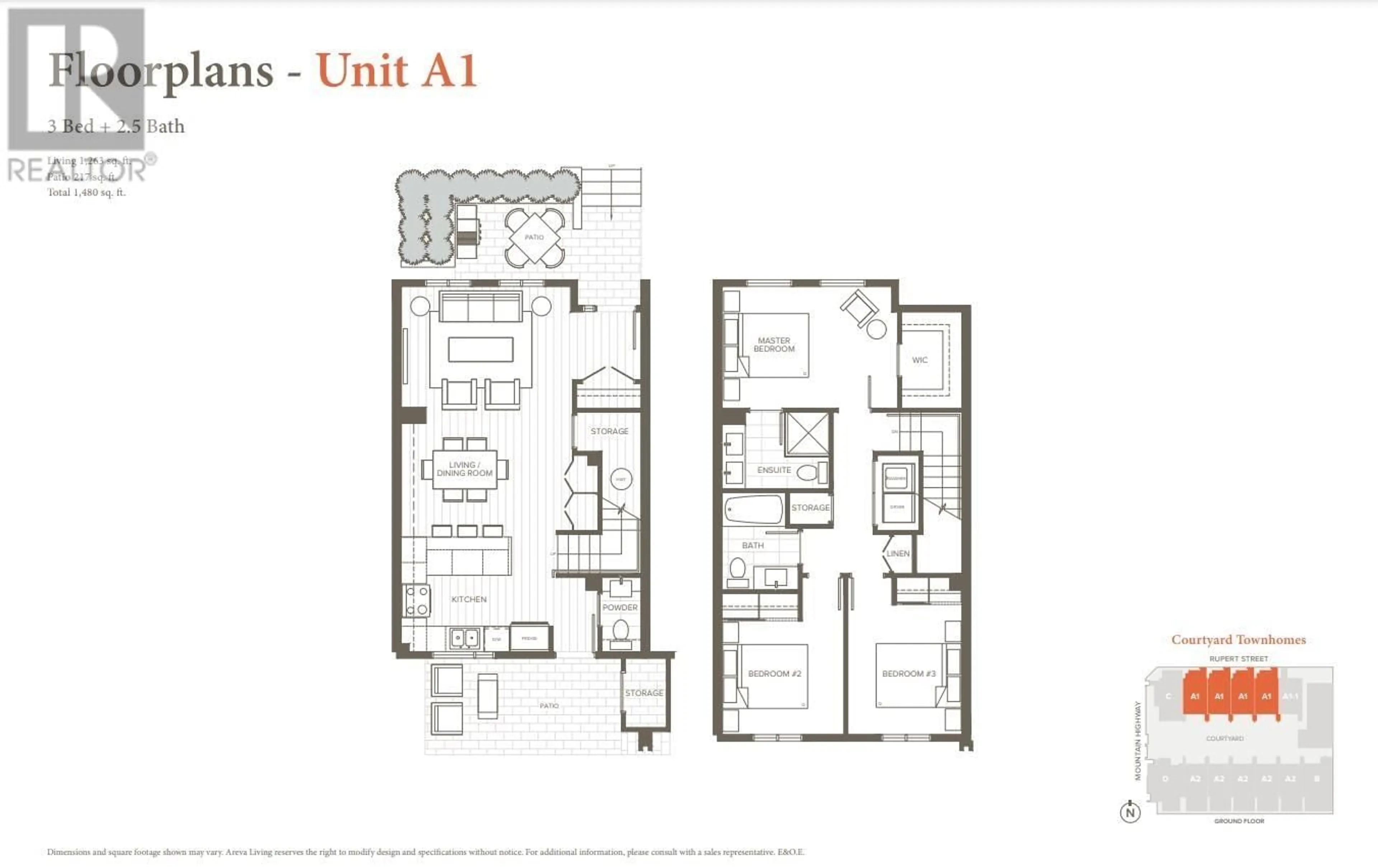 Floor plan for 110 342 MOUNTAIN HIGHWAY, North Vancouver British Columbia V7J1G3