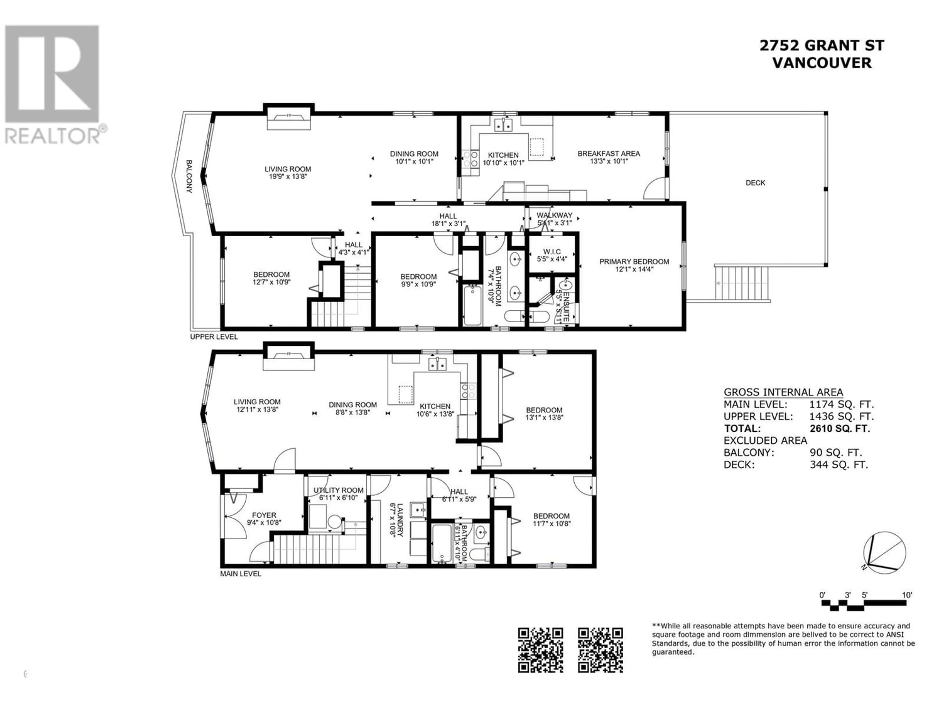 Floor plan for 2752 GRANT STREET, Vancouver British Columbia V5K3H2