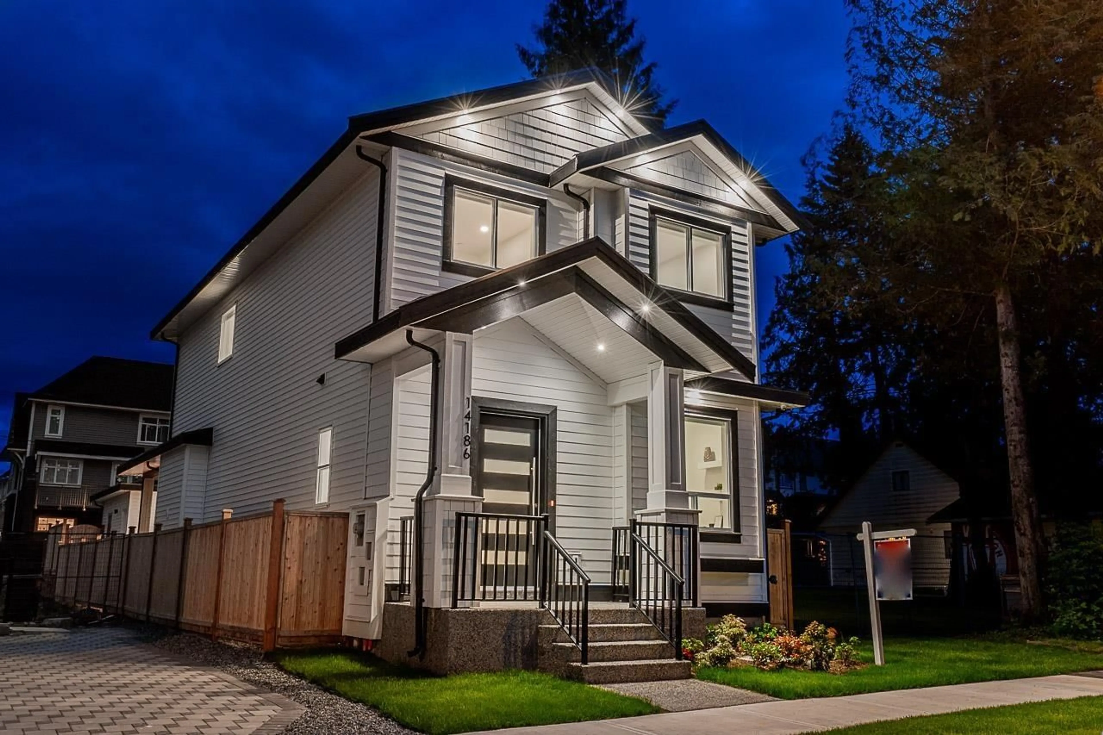 Frontside or backside of a home for 14186 59A AVENUE, Surrey British Columbia V3X1C6