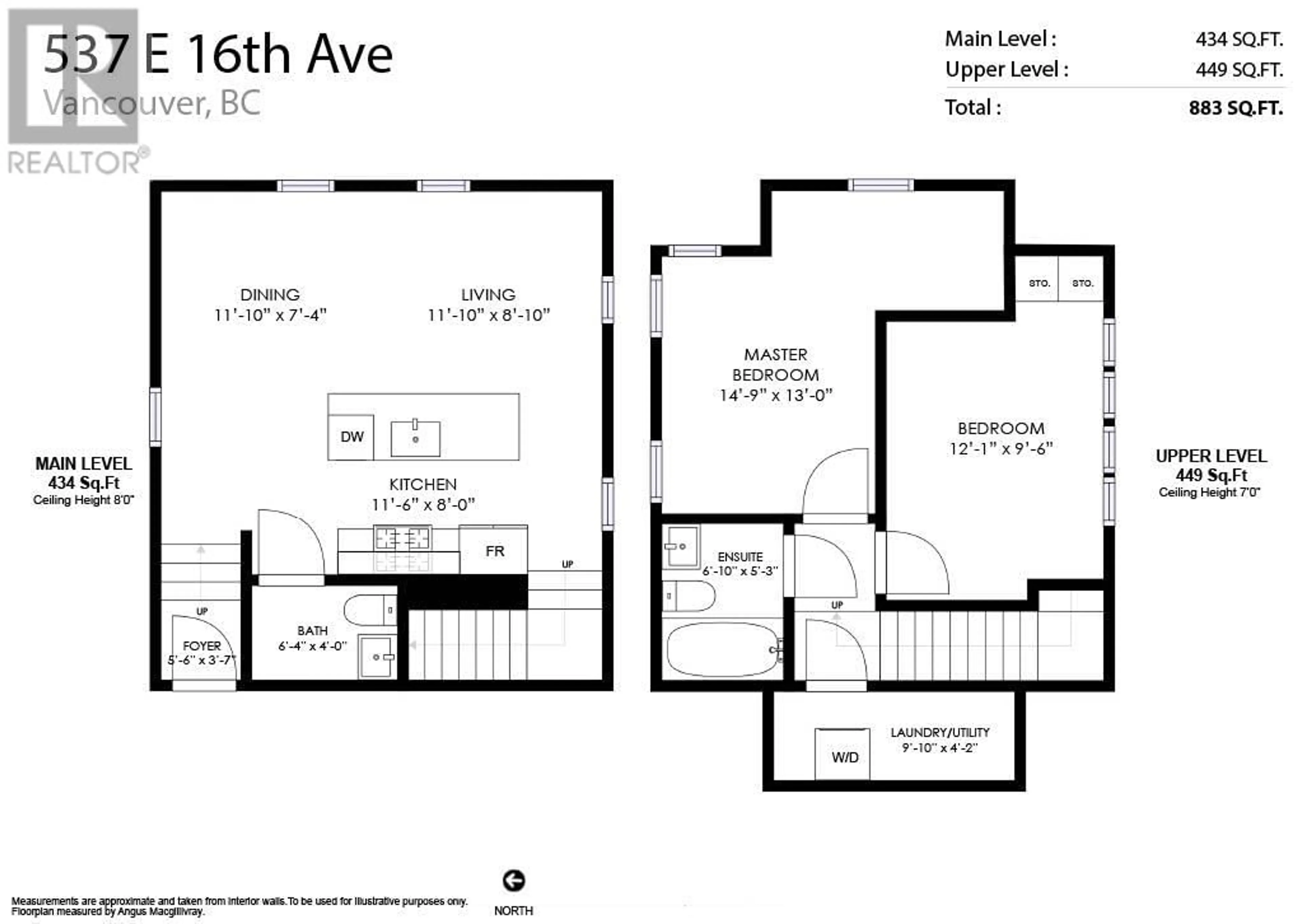 Floor plan for 537 E 16TH AVENUE, Vancouver British Columbia V5T2V1
