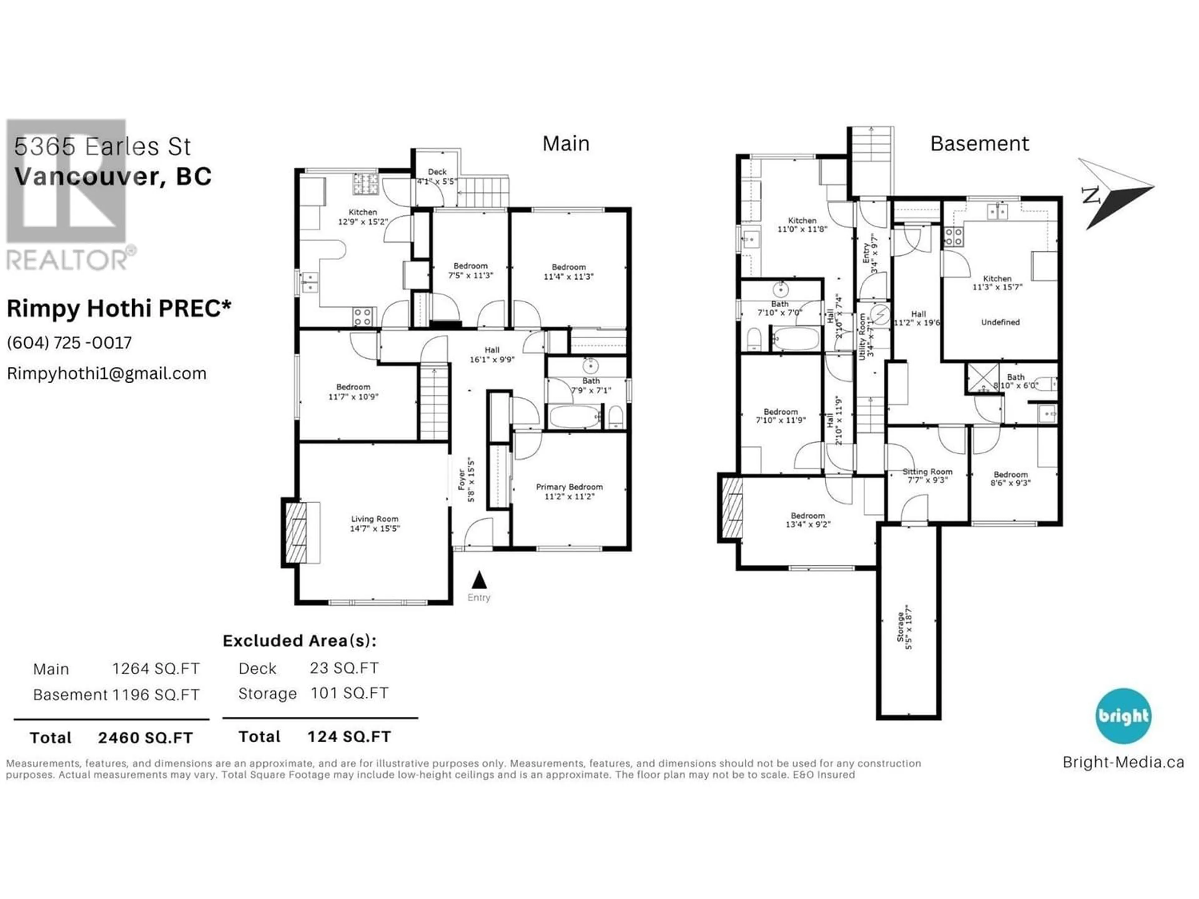 Floor plan for 5365 EARLES STREET, Vancouver British Columbia V5R3S2