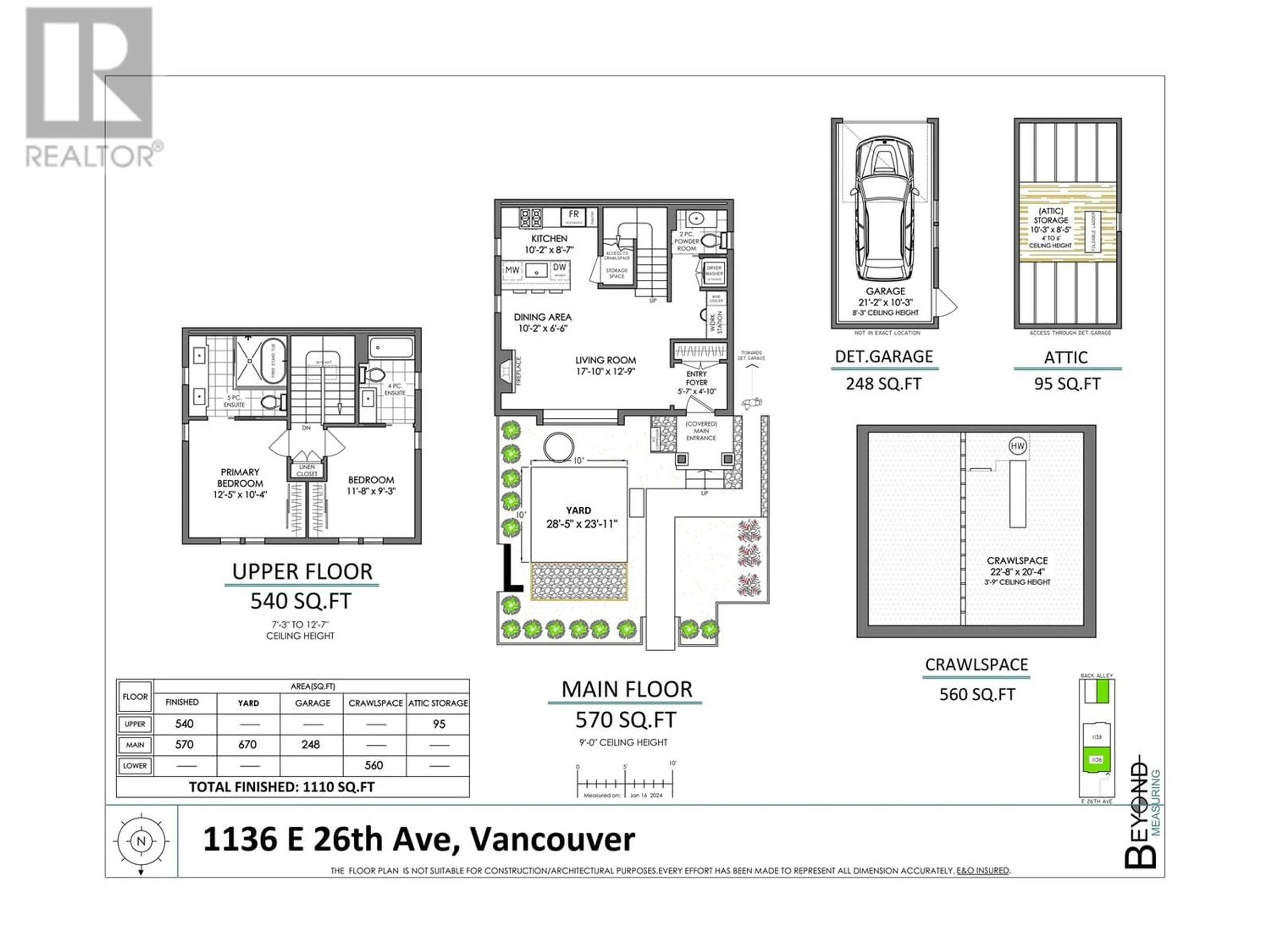 Floor plan for 1136 E 26TH AVENUE, Vancouver British Columbia V5V2J7