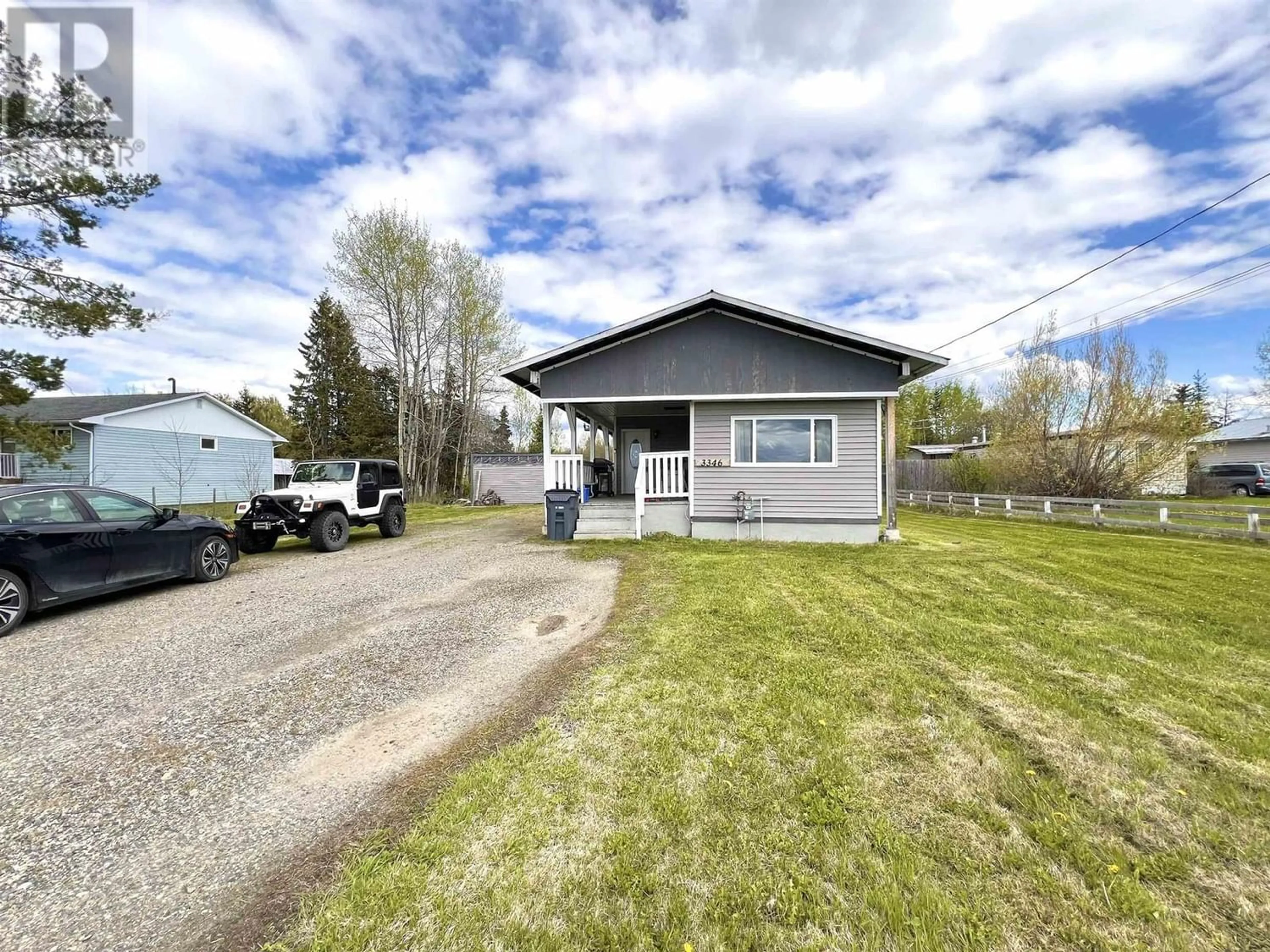 Frontside or backside of a home for 3346 S BLACKBURN ROAD, Prince George British Columbia V2N6C2