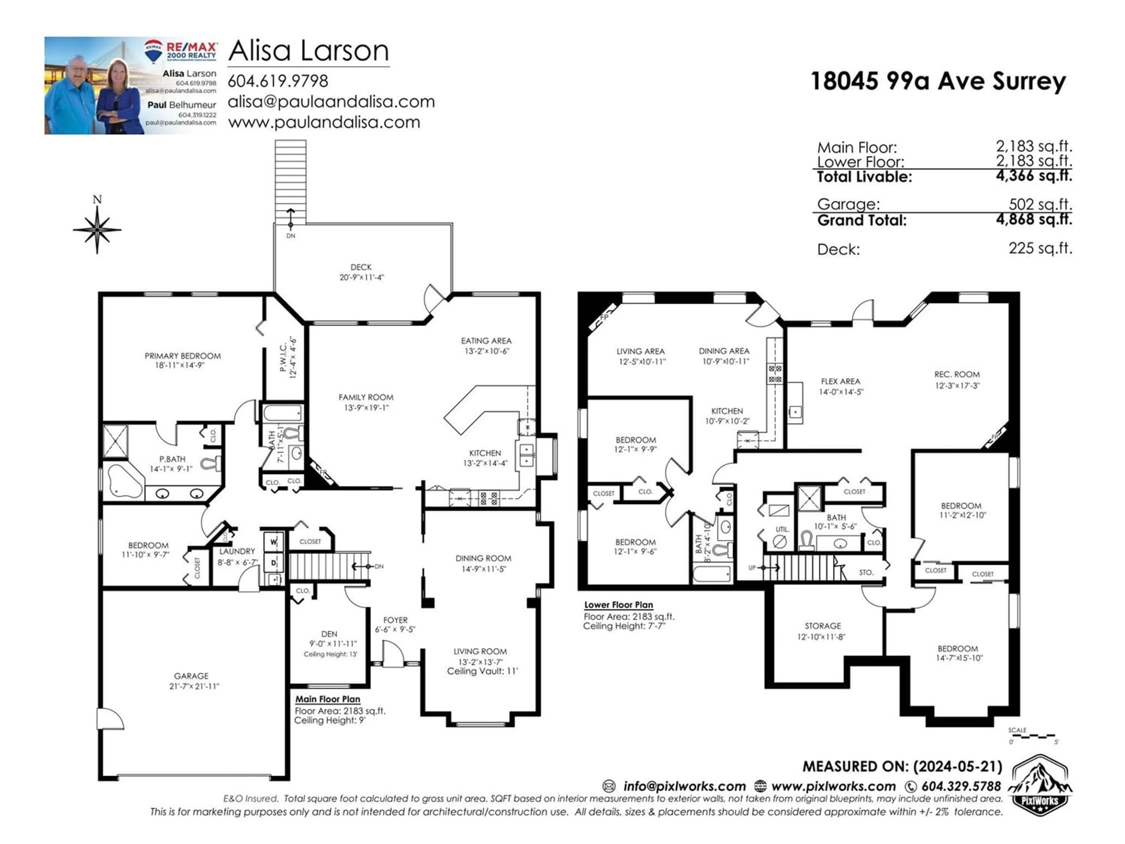 Floor plan for 18045 99A AVENUE, Surrey British Columbia V4N4V6