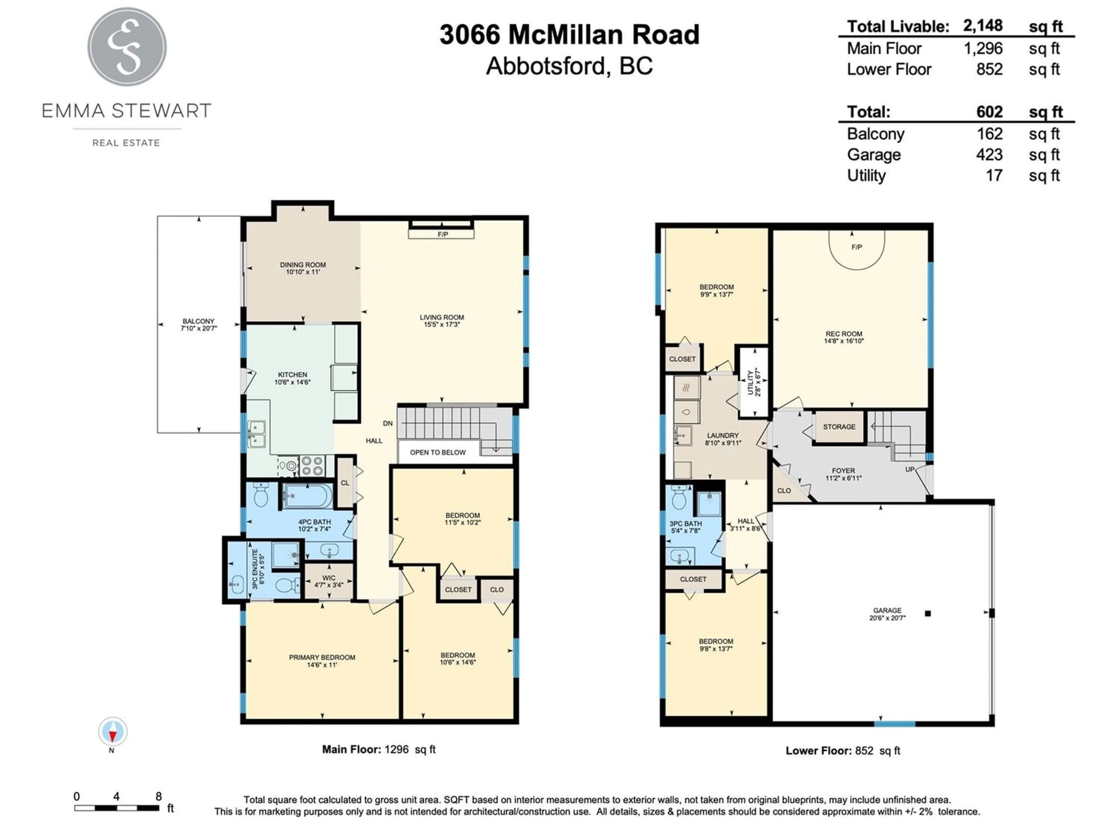 Floor plan for 3066 MCMILLAN ROAD, Abbotsford British Columbia V2S6A8