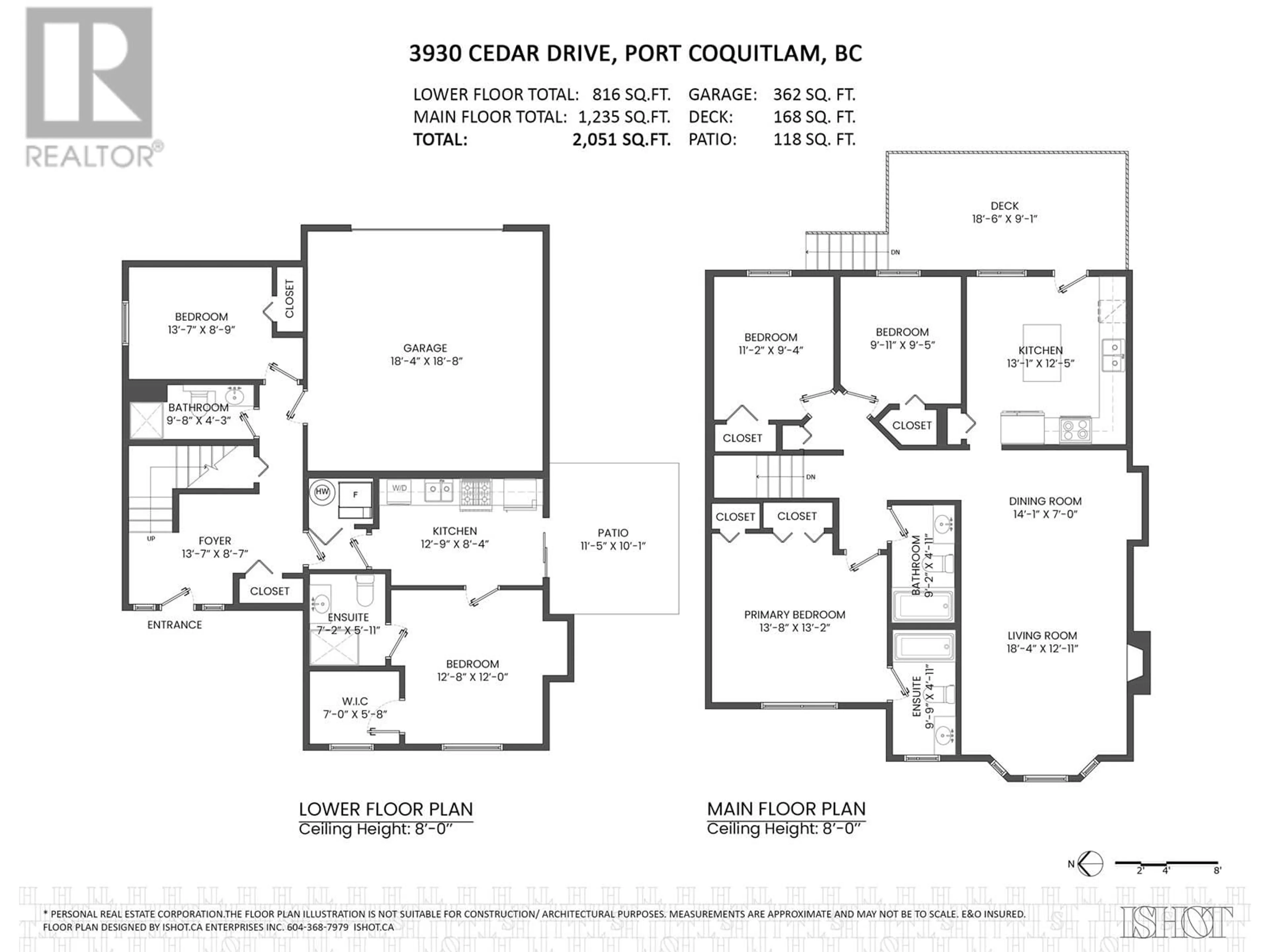 Floor plan for 3930 CEDAR DRIVE, Port Coquitlam British Columbia V3B3E5