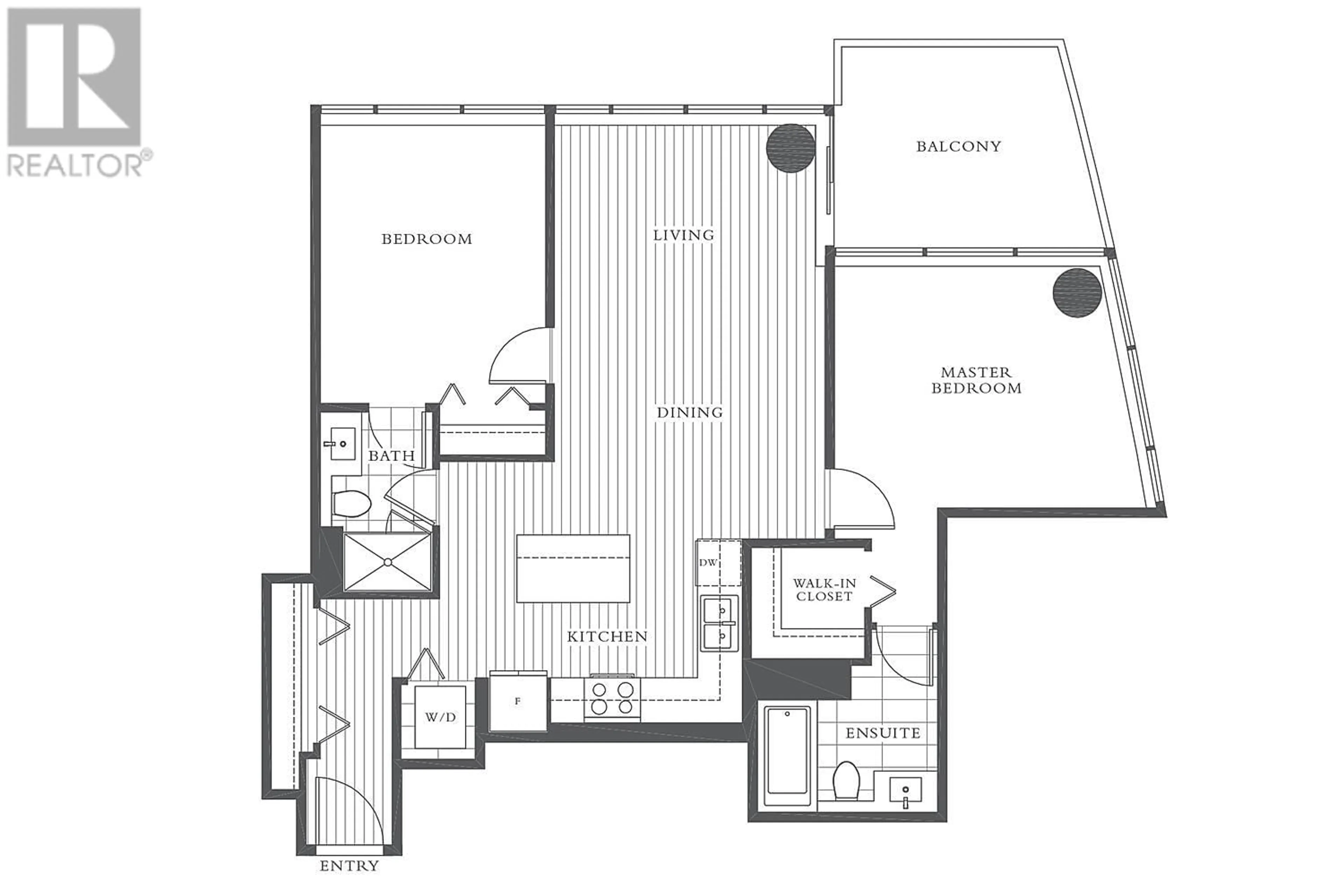 Floor plan for 2305 1788 GILMORE AVENUE, Burnaby British Columbia V5C0L5