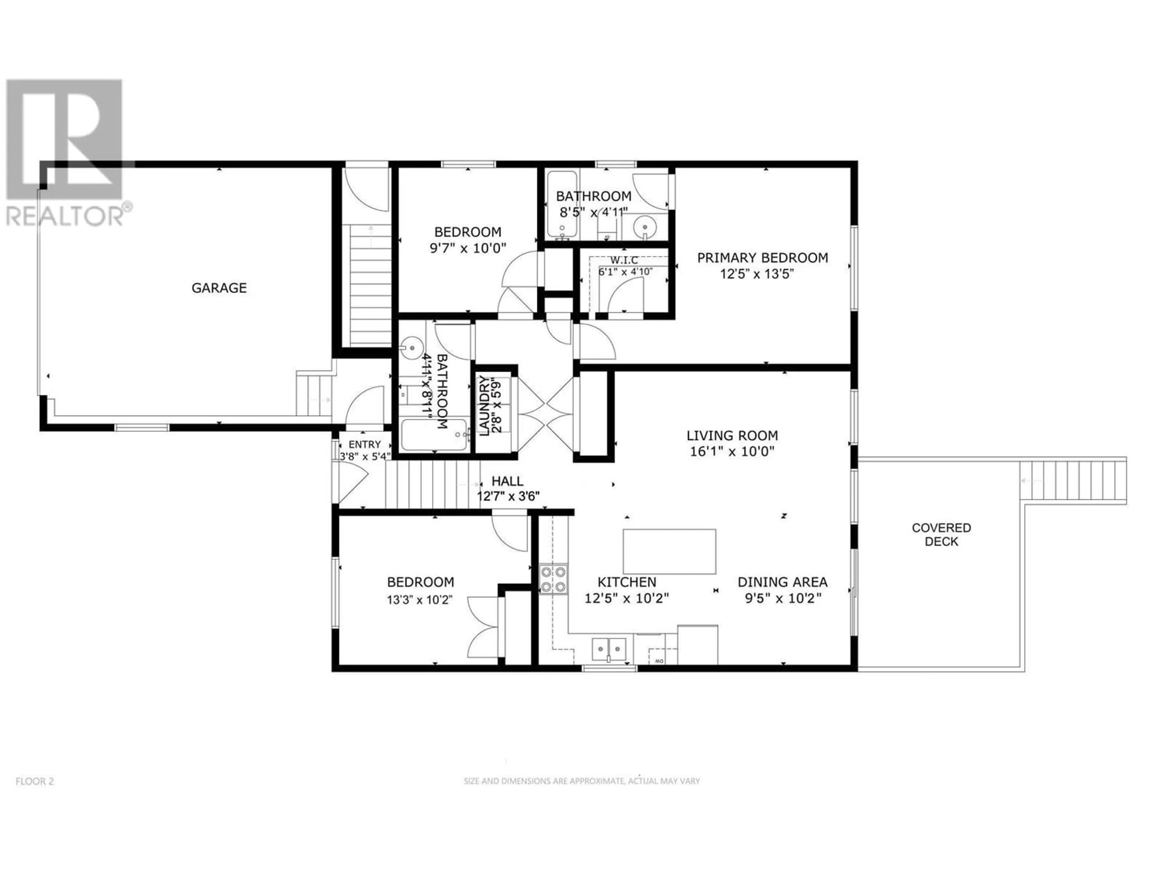 Floor plan for 8332 88 AVENUE, Fort St. John British Columbia V1J0S2