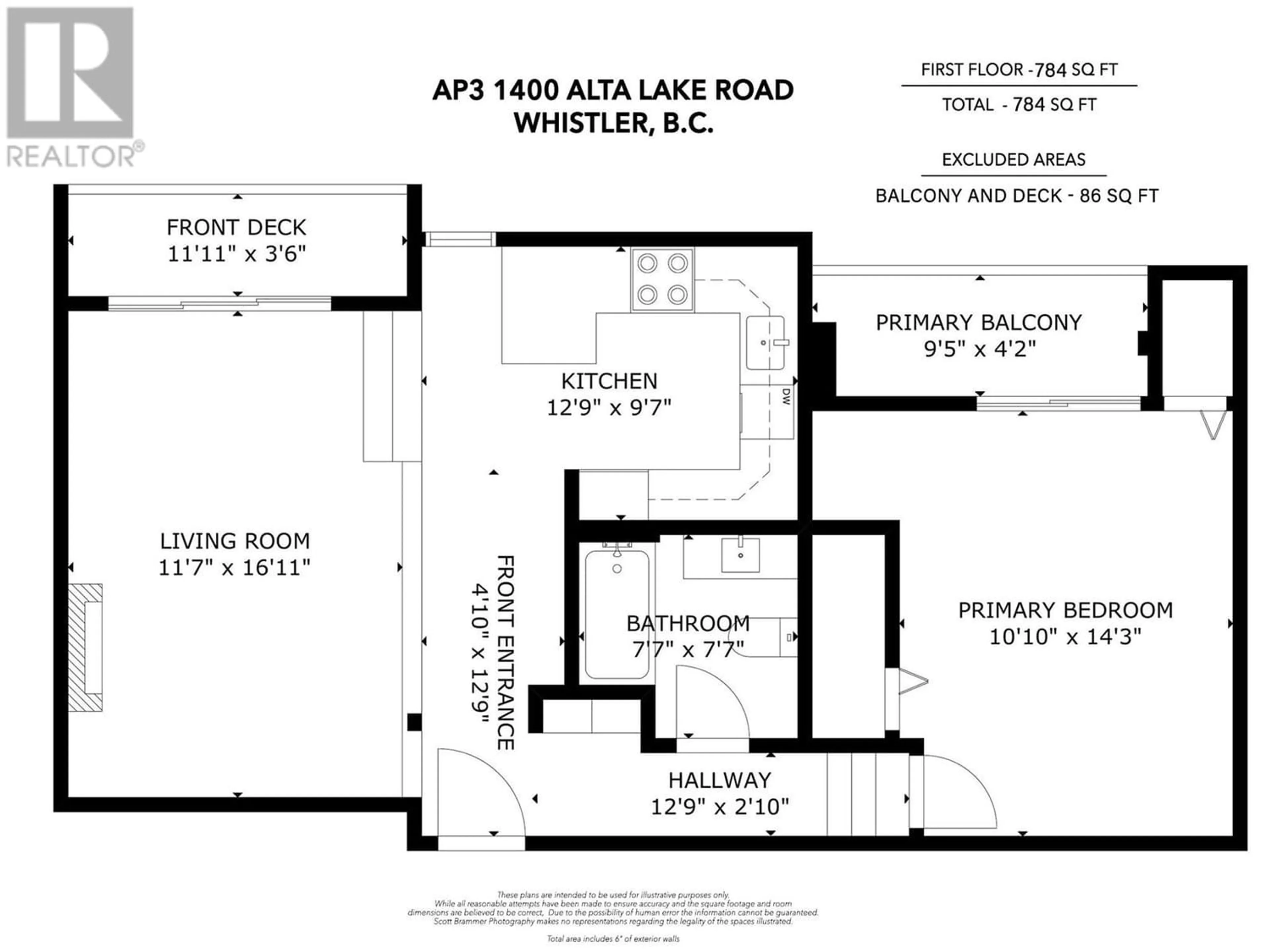Floor plan for AP3 1400 ALTA LAKE ROAD, Whistler British Columbia V8E0G9