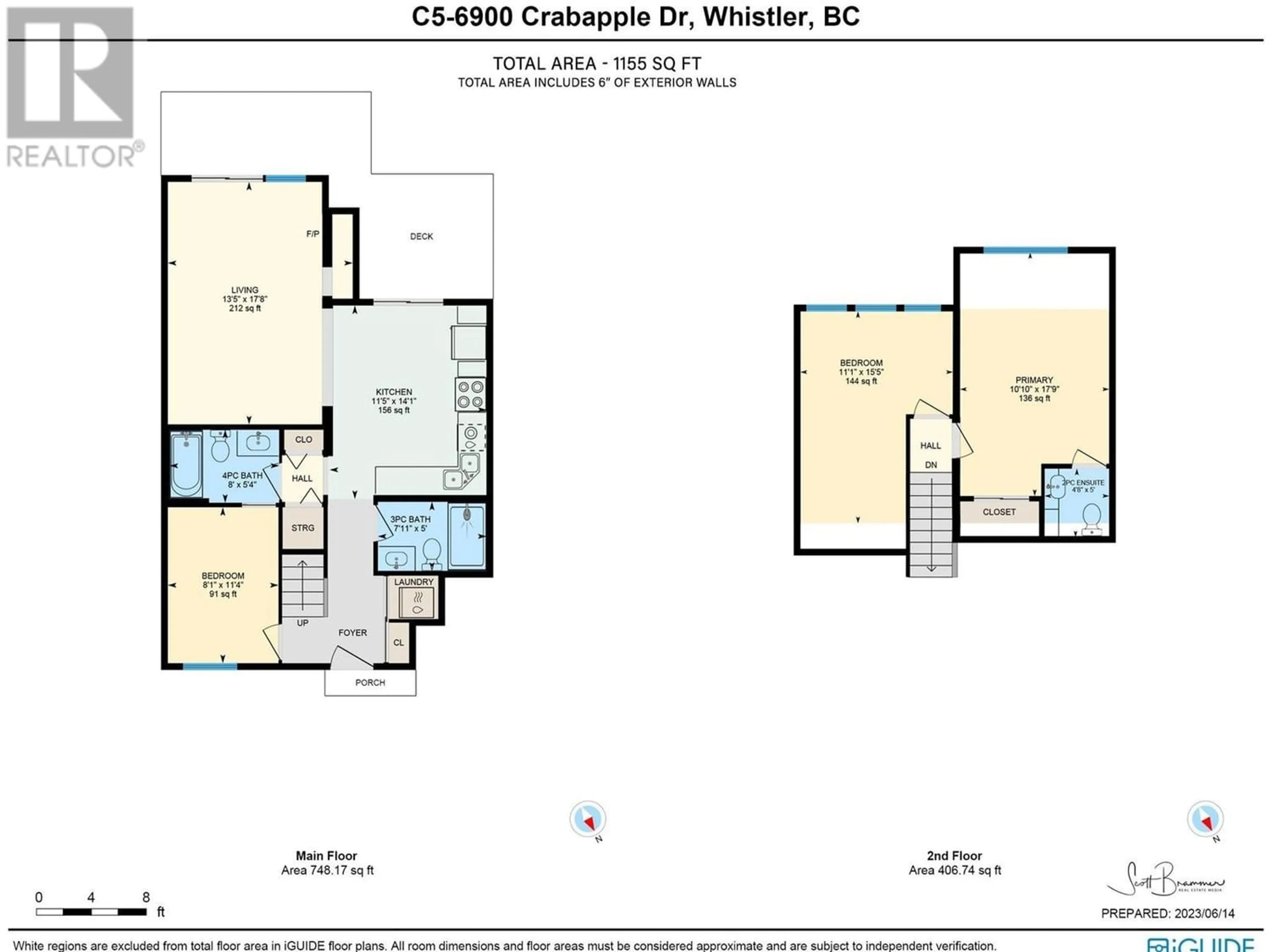 Floor plan for C5 6900 CRABAPPLE DRIVE, Whistler British Columbia V8E0C5