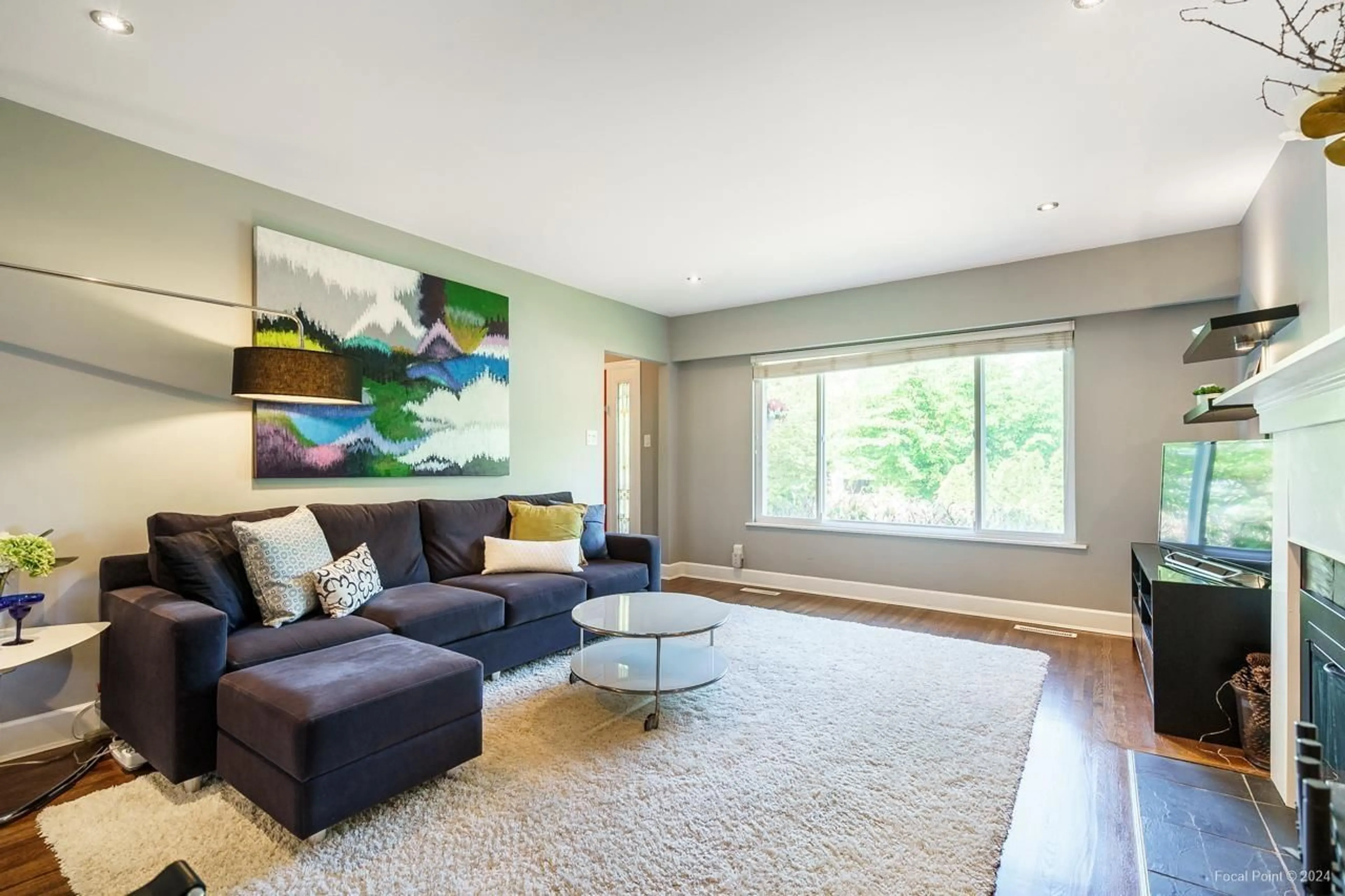 Living room, wood floors for 11230 82 AVENUE, Delta British Columbia V4C2B7