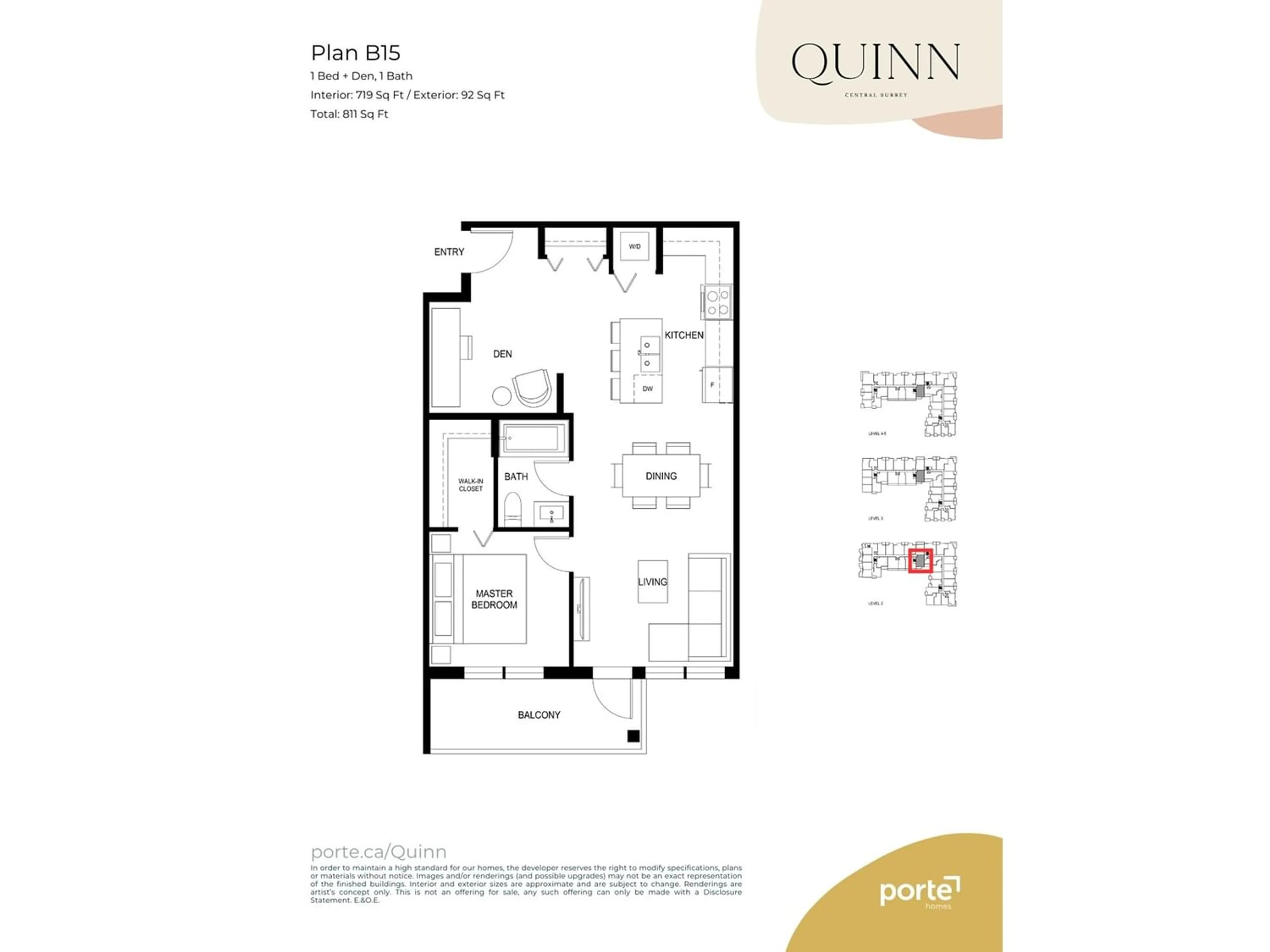 Floor plan for 223 9456 134 STREET, Surrey British Columbia V3W6M2