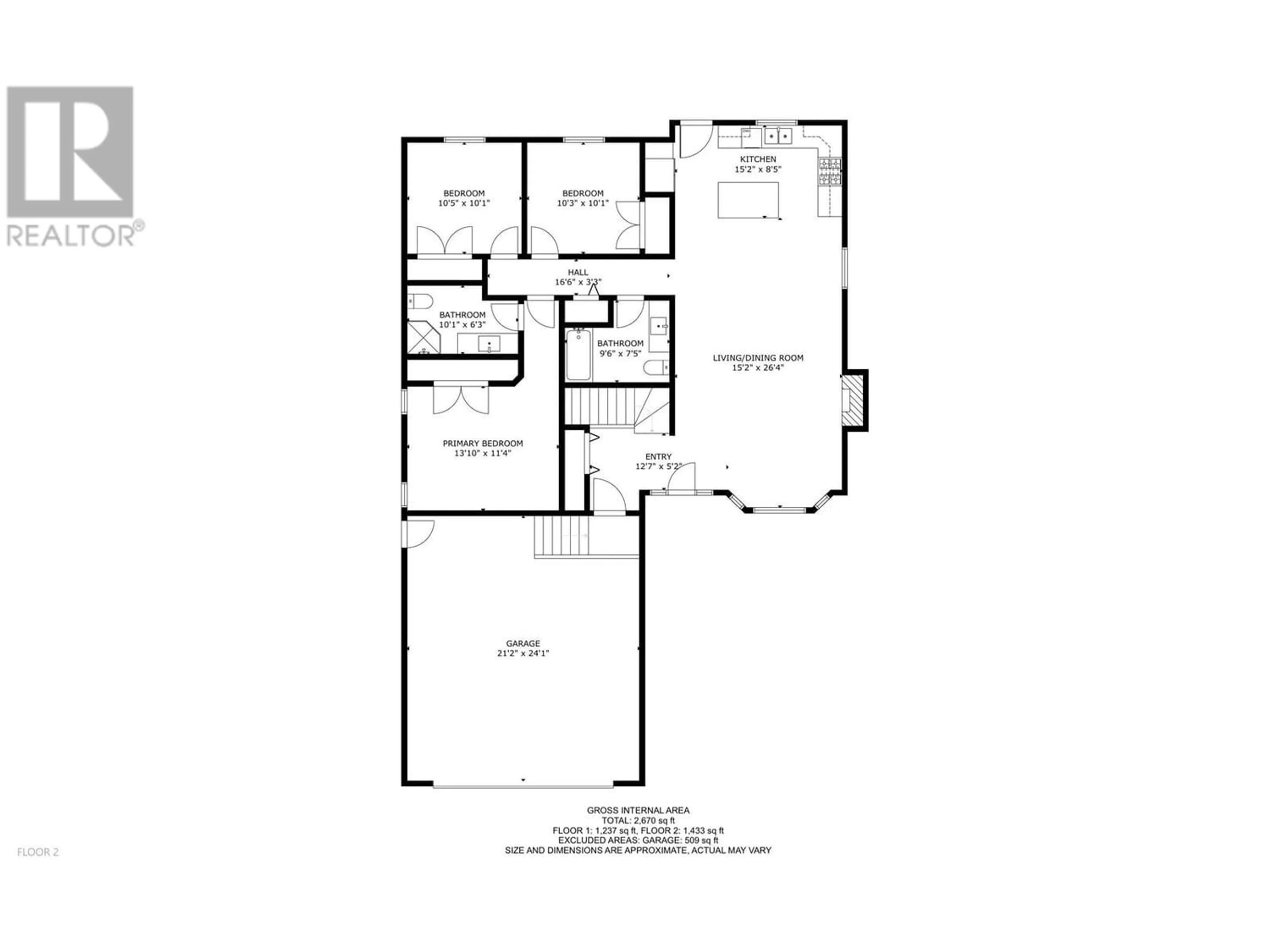 Floor plan for 11011 114 AVENUE, Fort St. John British Columbia V1J0N4