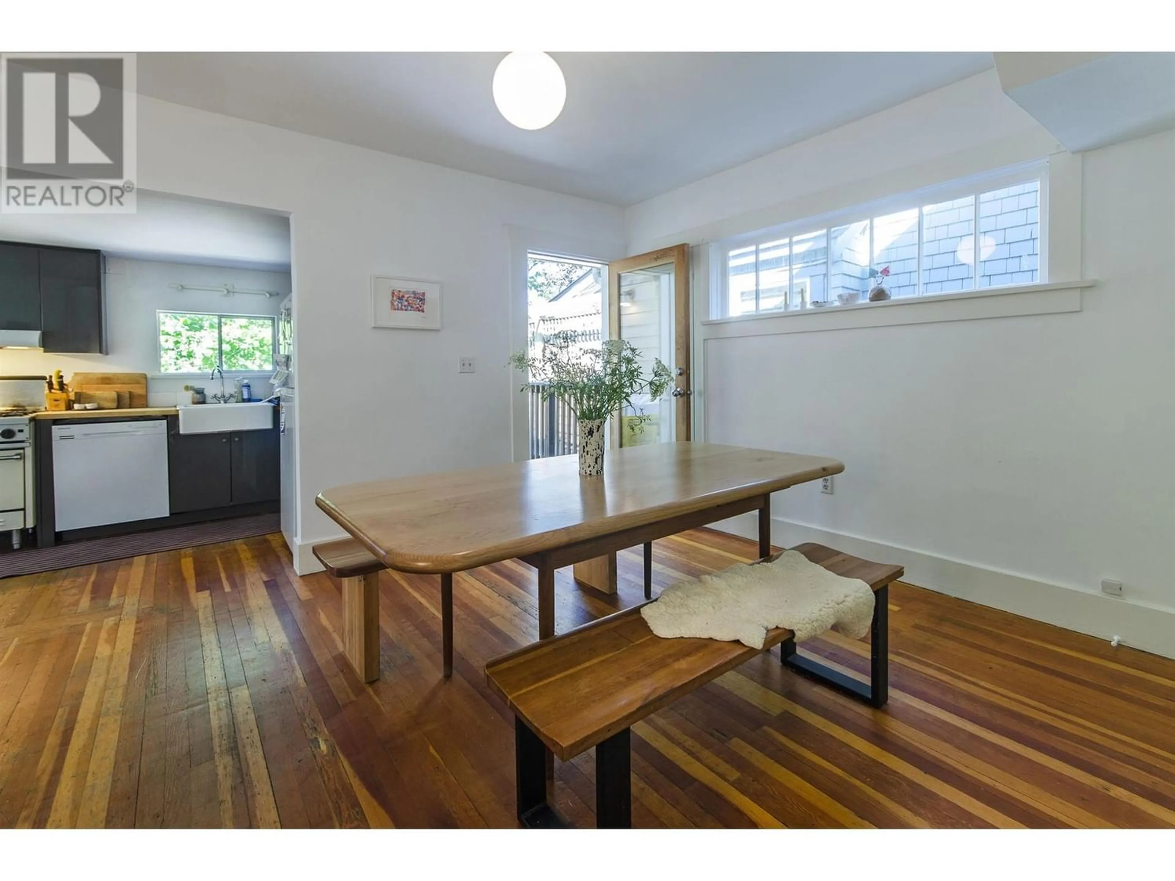 Dining room, wood floors, cottage for 1263 E 23RD AVENUE, Vancouver British Columbia V5V1Y9