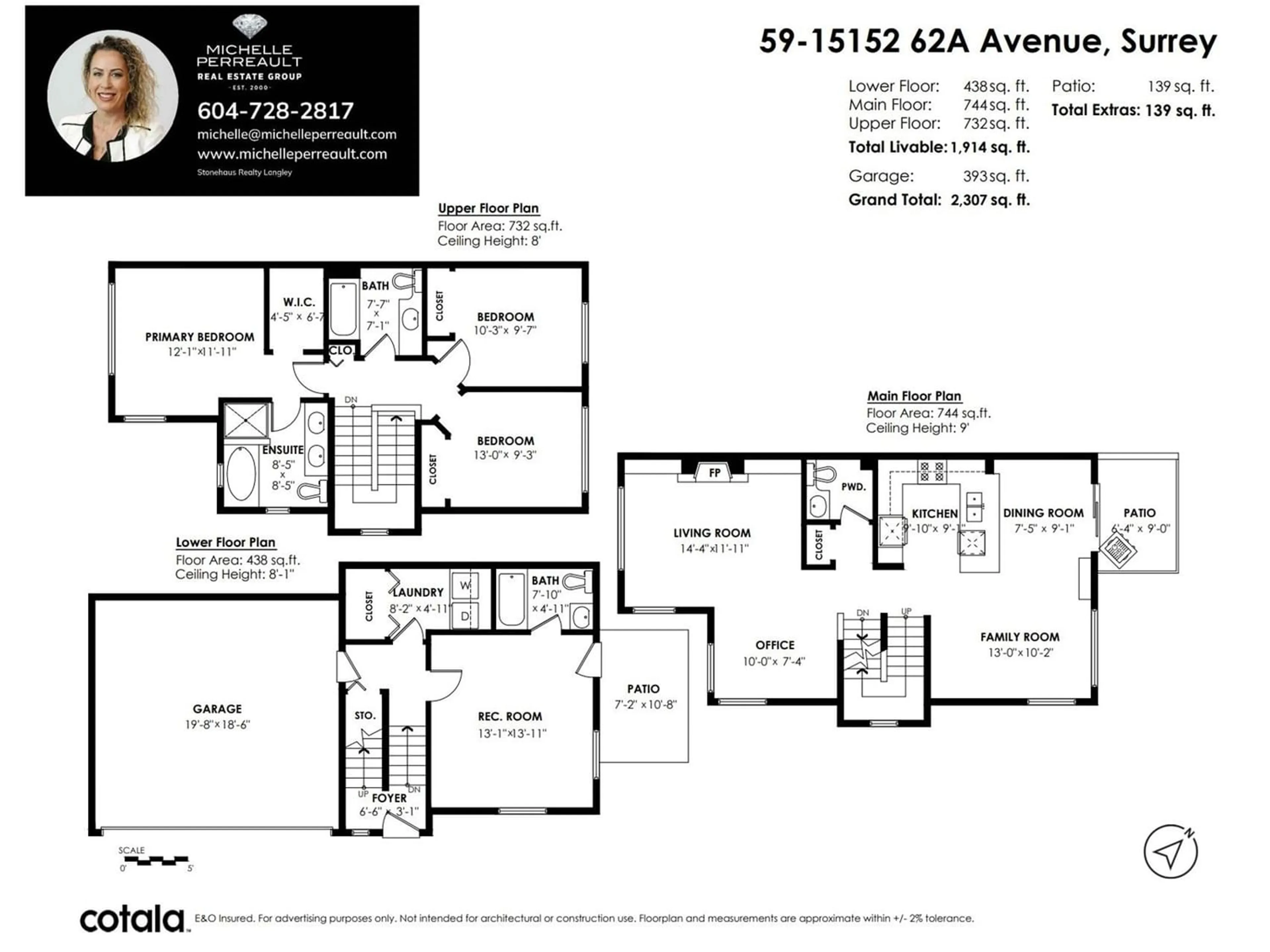 Floor plan for 59 15152 62A AVENUE, Surrey British Columbia V3S1V1