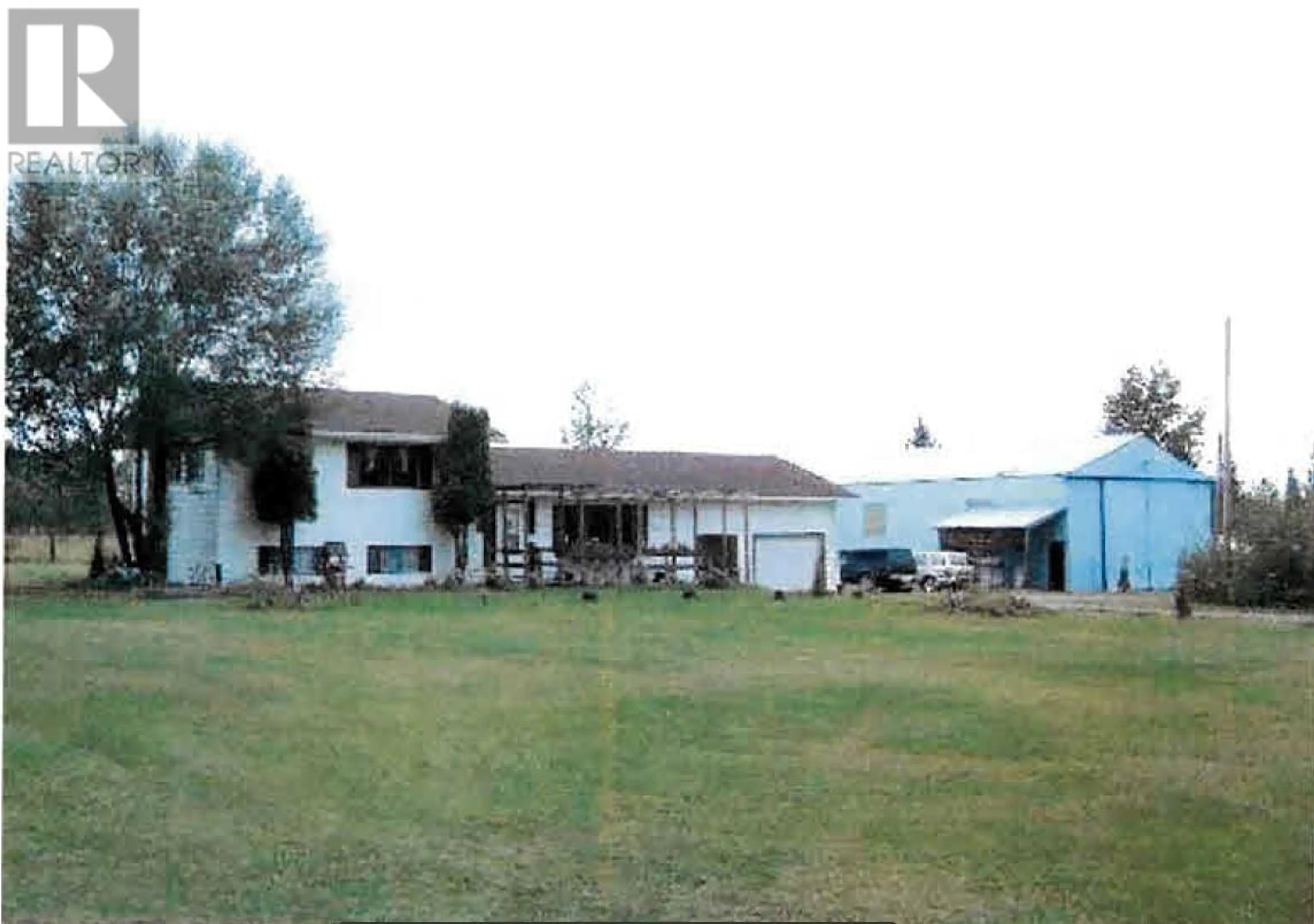 A pic from outside/outdoor area/front of a property/back of a property/a pic from drone, building for 1032 FALCON ROAD, Quesnel British Columbia V2J6V6