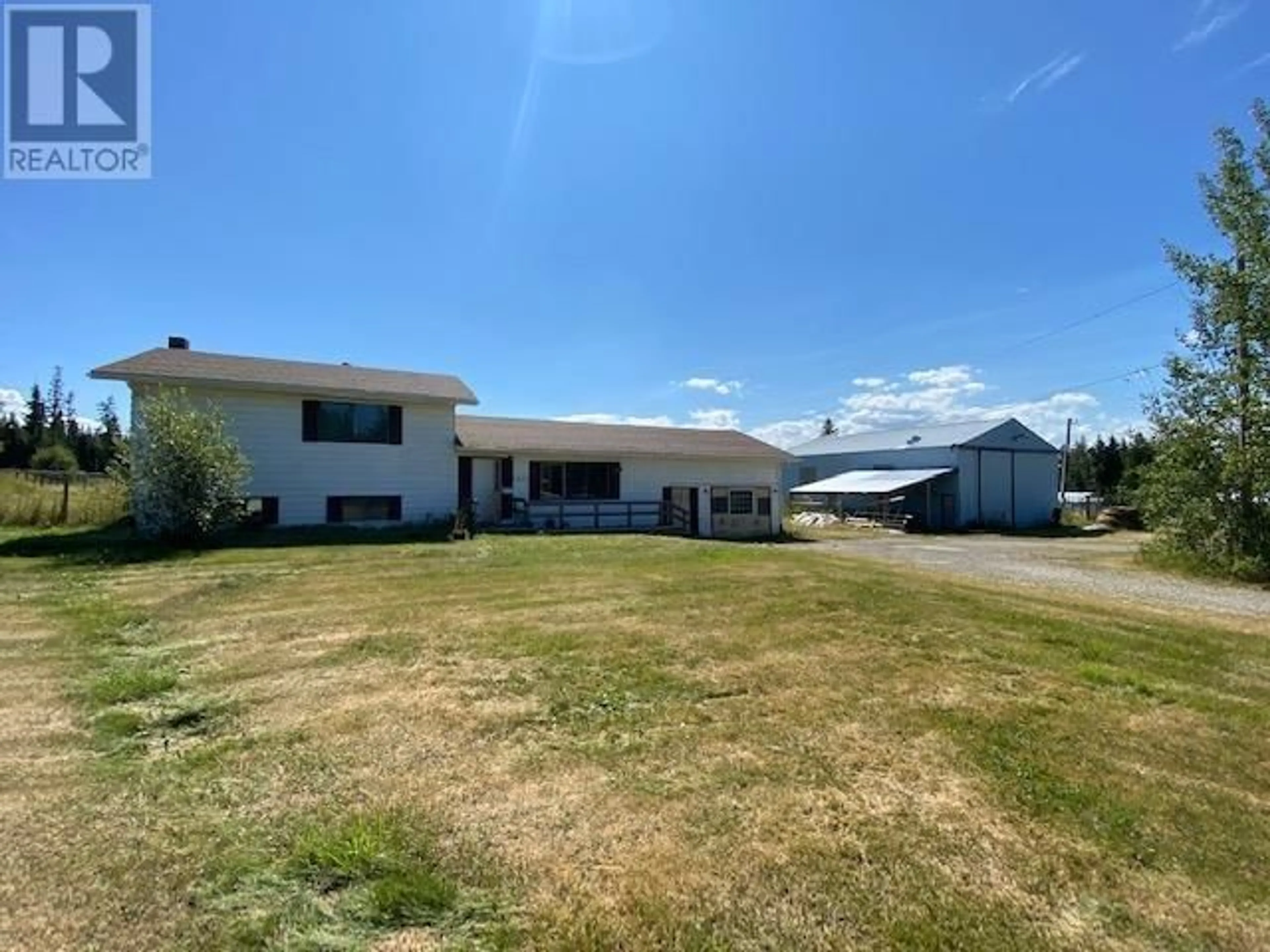 A pic from outside/outdoor area/front of a property/back of a property/a pic from drone, building for 1032 FALCON ROAD, Quesnel British Columbia V2J6V6