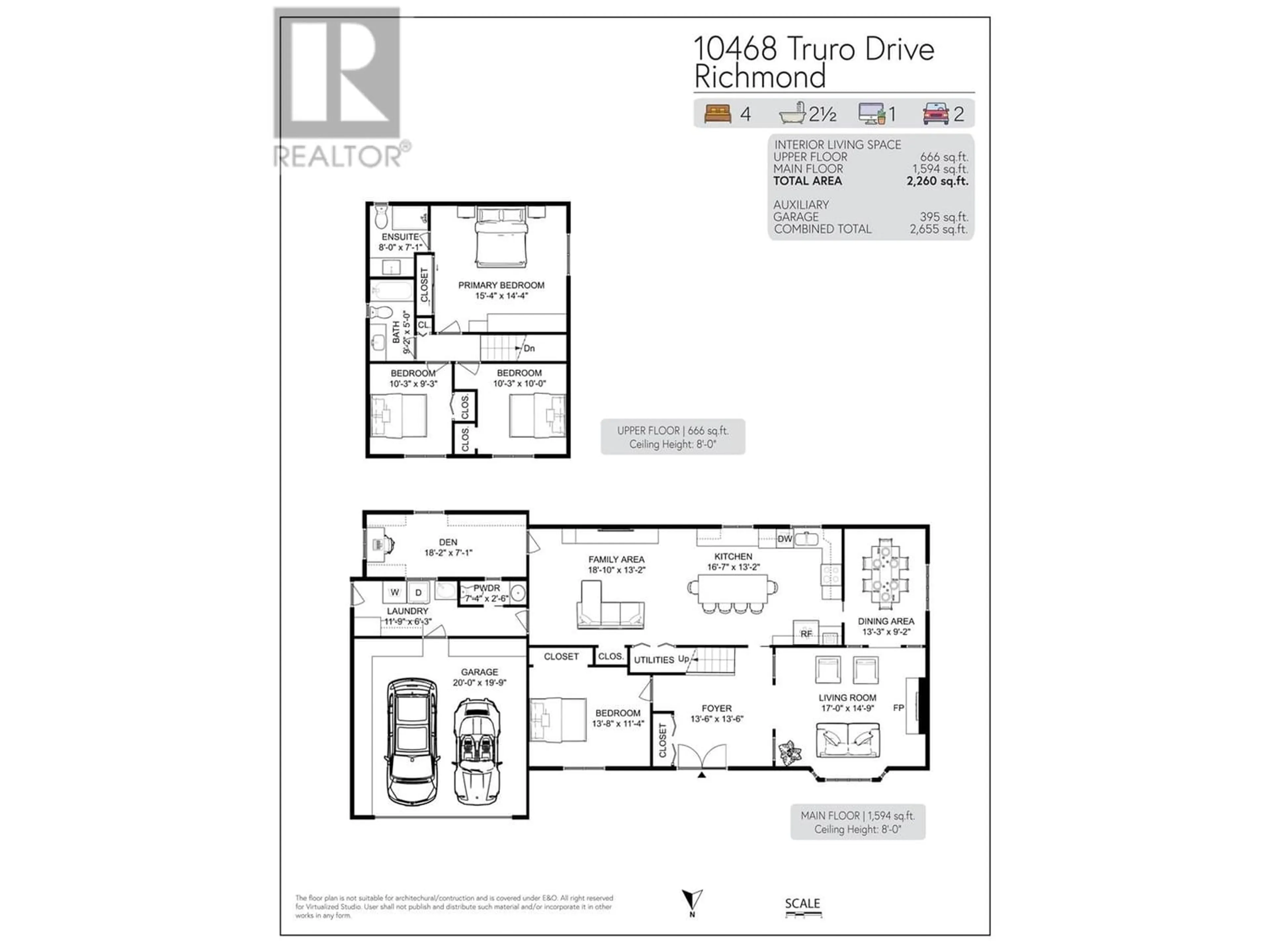 Floor plan for 10468 TRURO DRIVE, Richmond British Columbia V7E5B4