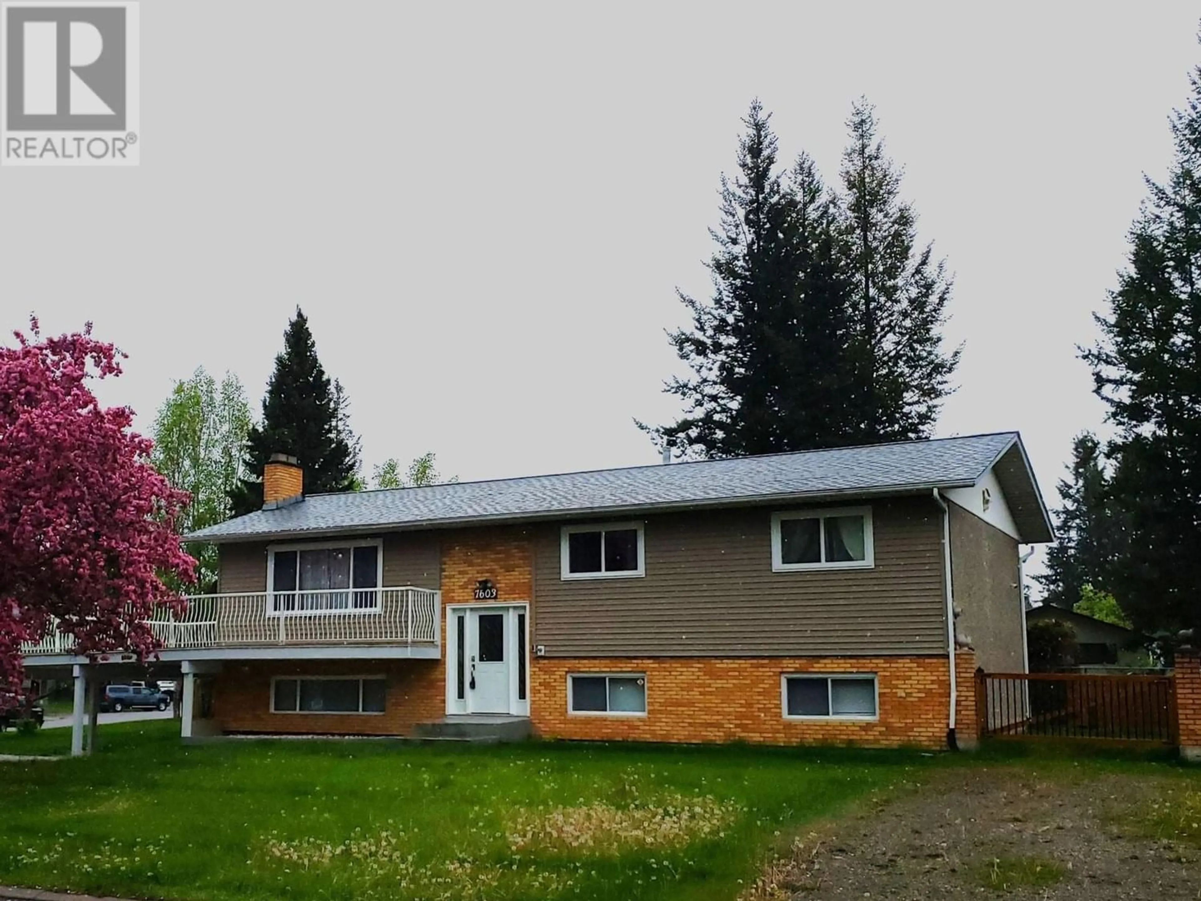 Frontside or backside of a home for 7603 JEAN DE BREBEUF CRESCENT, Prince George British Columbia V2N2Y8