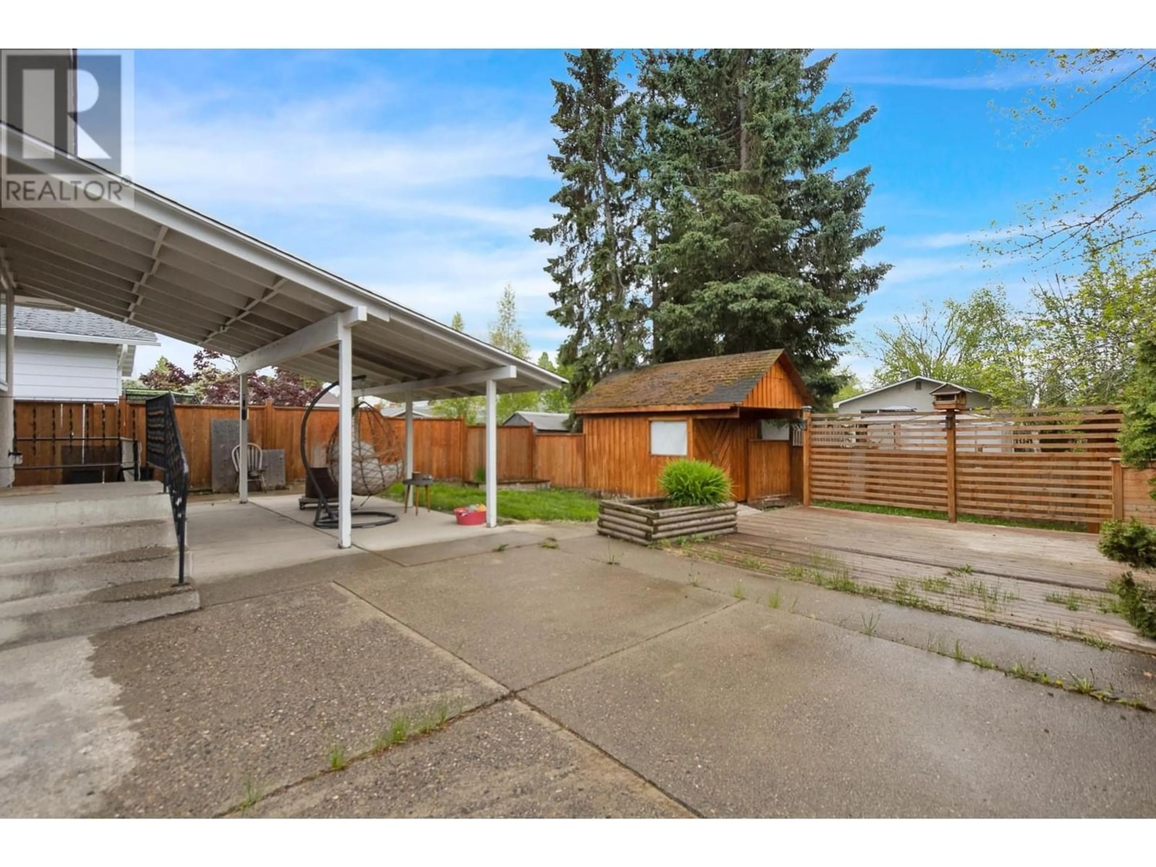 Fenced yard for 4241 PUNCHAW CRESCENT, Prince George British Columbia V2M5E8