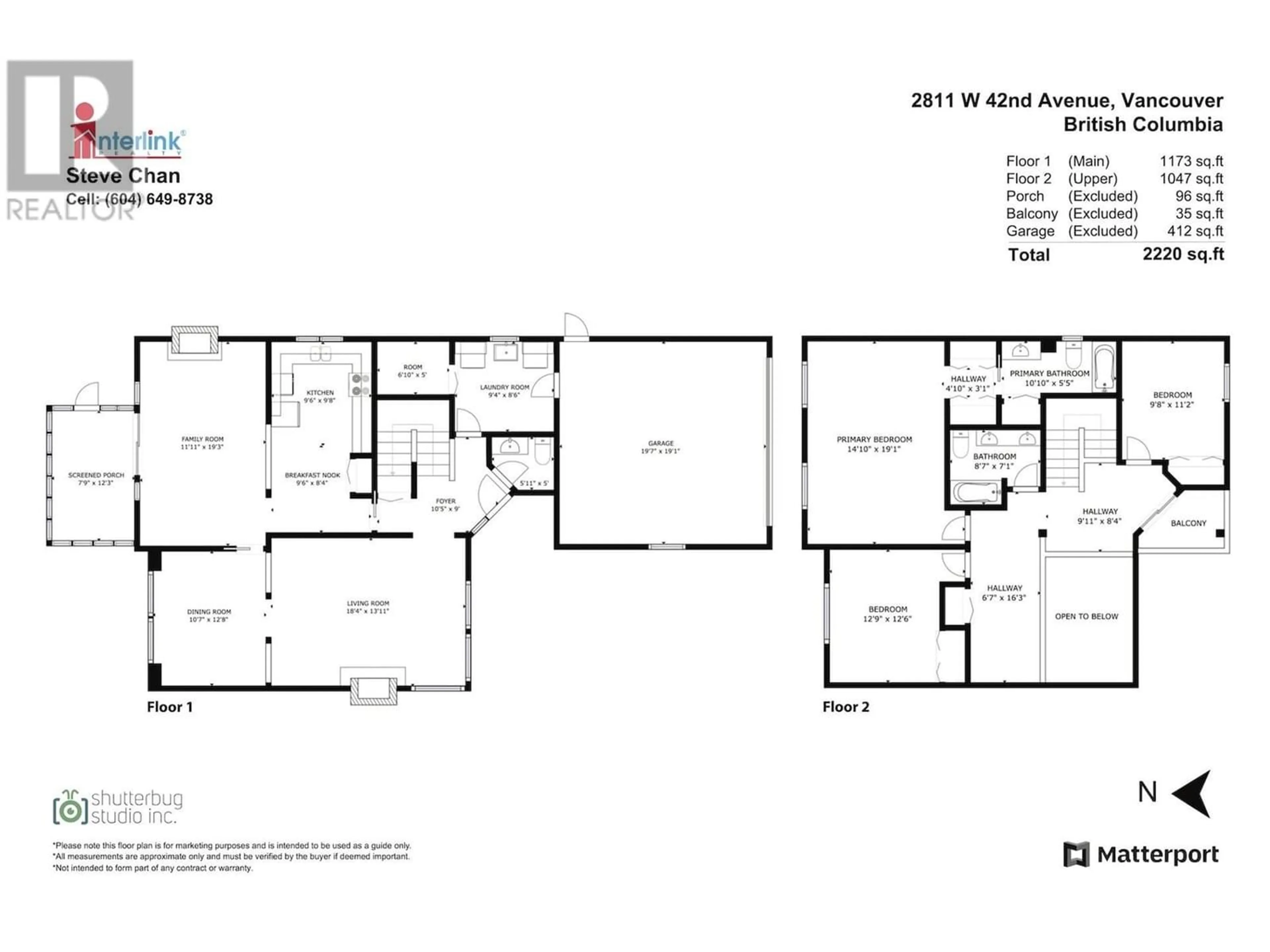 Floor plan for 2811 W 42ND AVENUE, Vancouver British Columbia V6N3G7