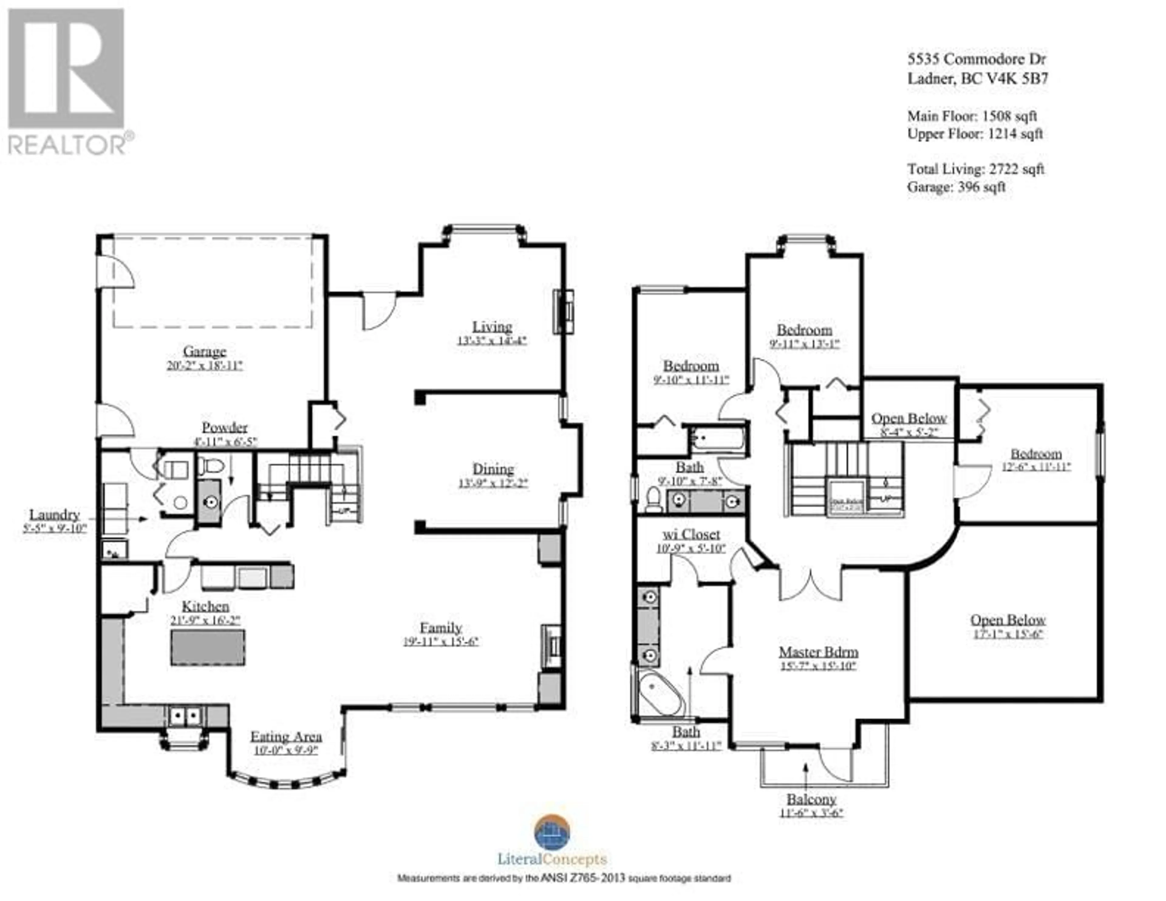 Floor plan for 5535 COMMODORE DRIVE, Delta British Columbia V4K5B7