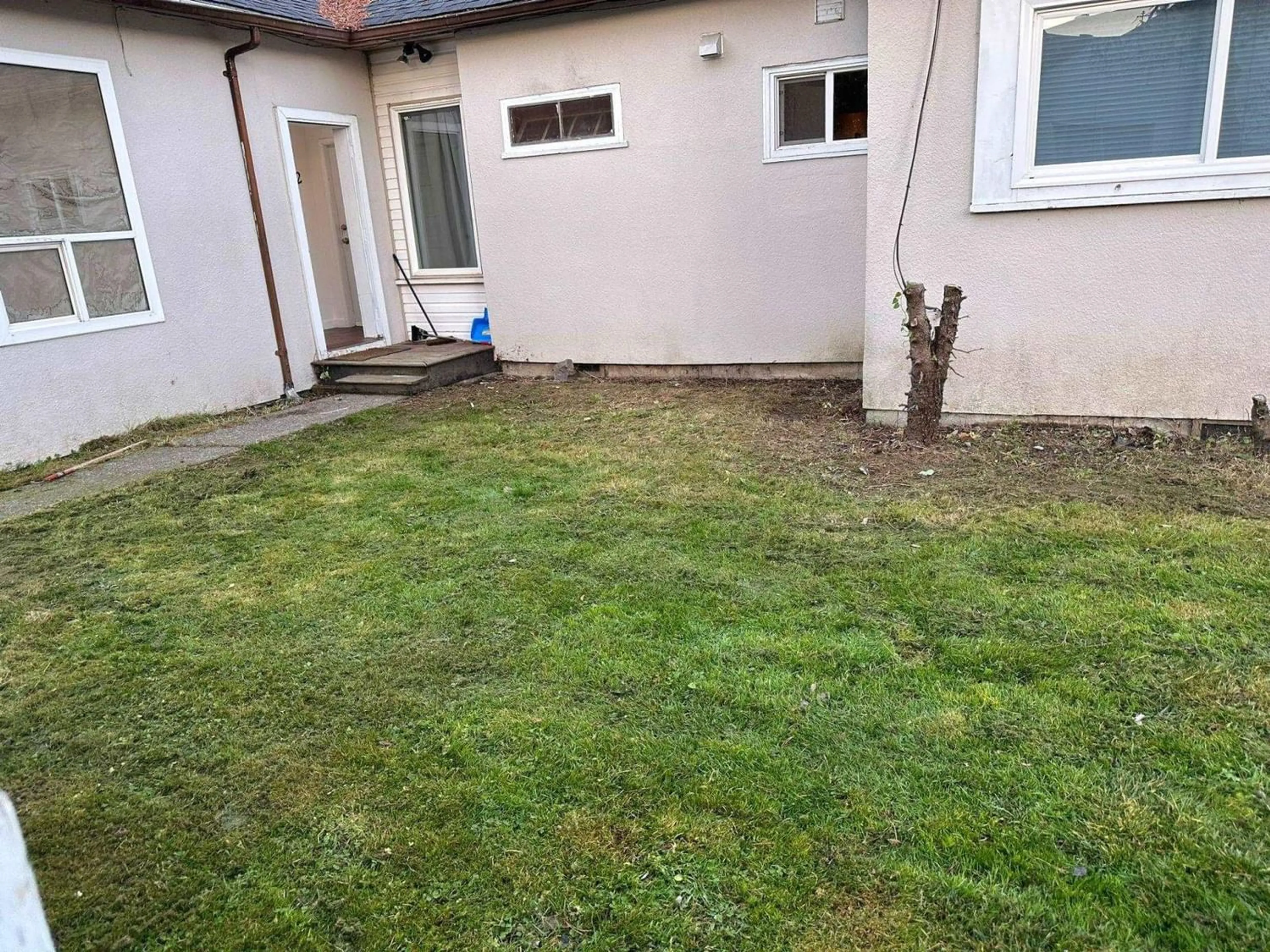 Patio, the fenced backyard for 46167 CLEVELAND AVENUE, Chilliwack British Columbia V2P2X5