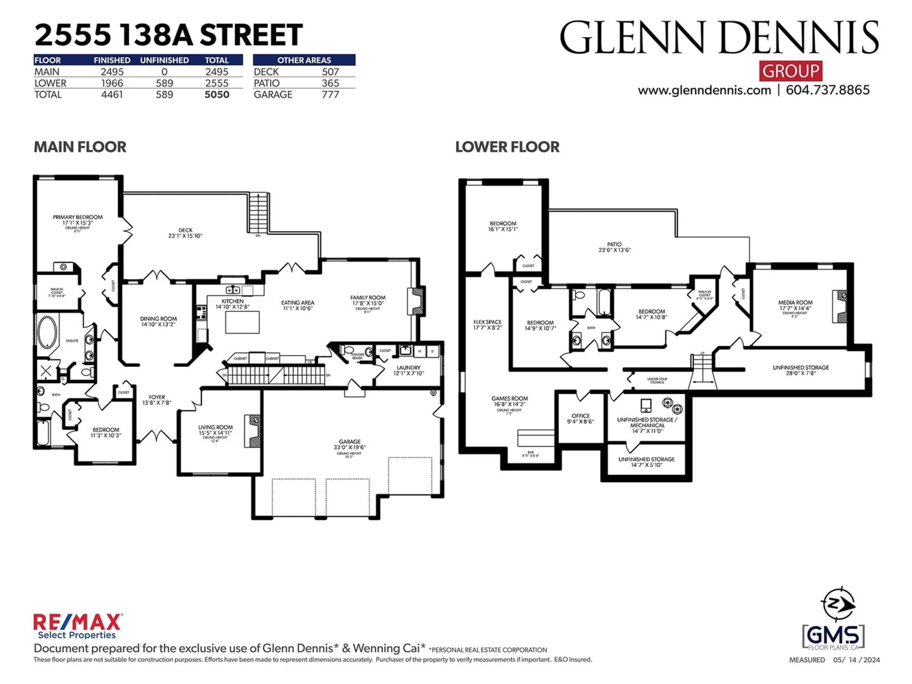 Floor plan for 2555 138A STREET, Surrey British Columbia V4P2M1