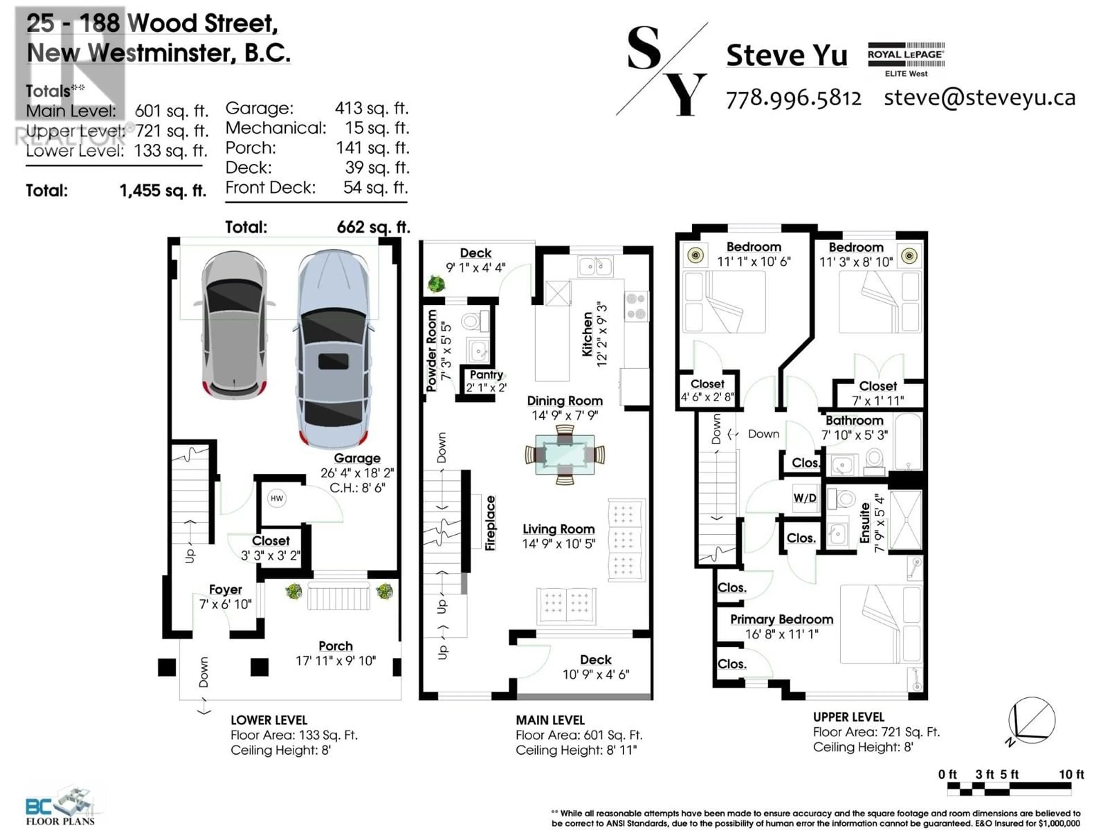 Floor plan for 25 188 WOOD STREET, New Westminster British Columbia V3M0H6