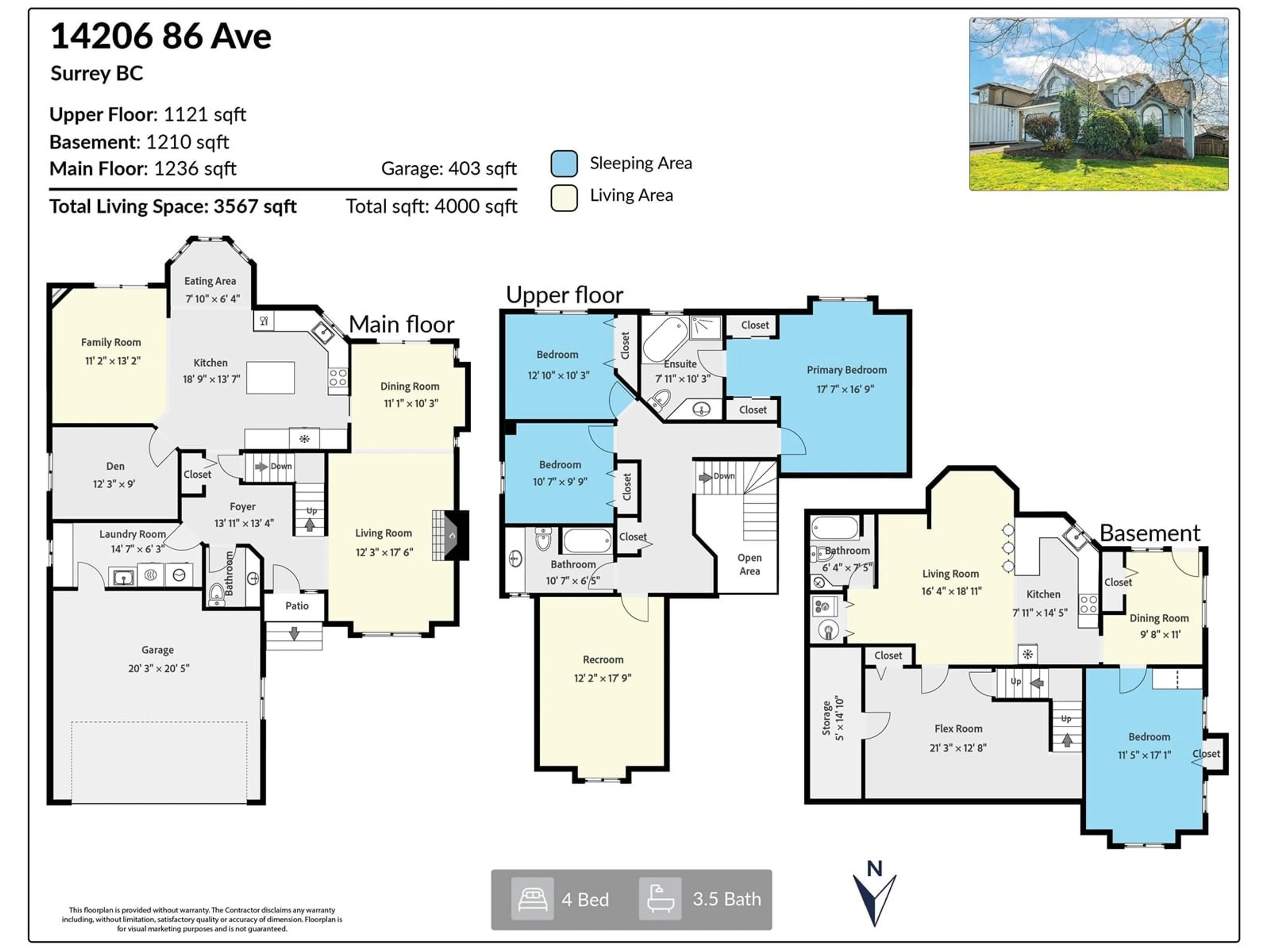 Floor plan for 14206 86 AVENUE, Surrey British Columbia V3W0S6