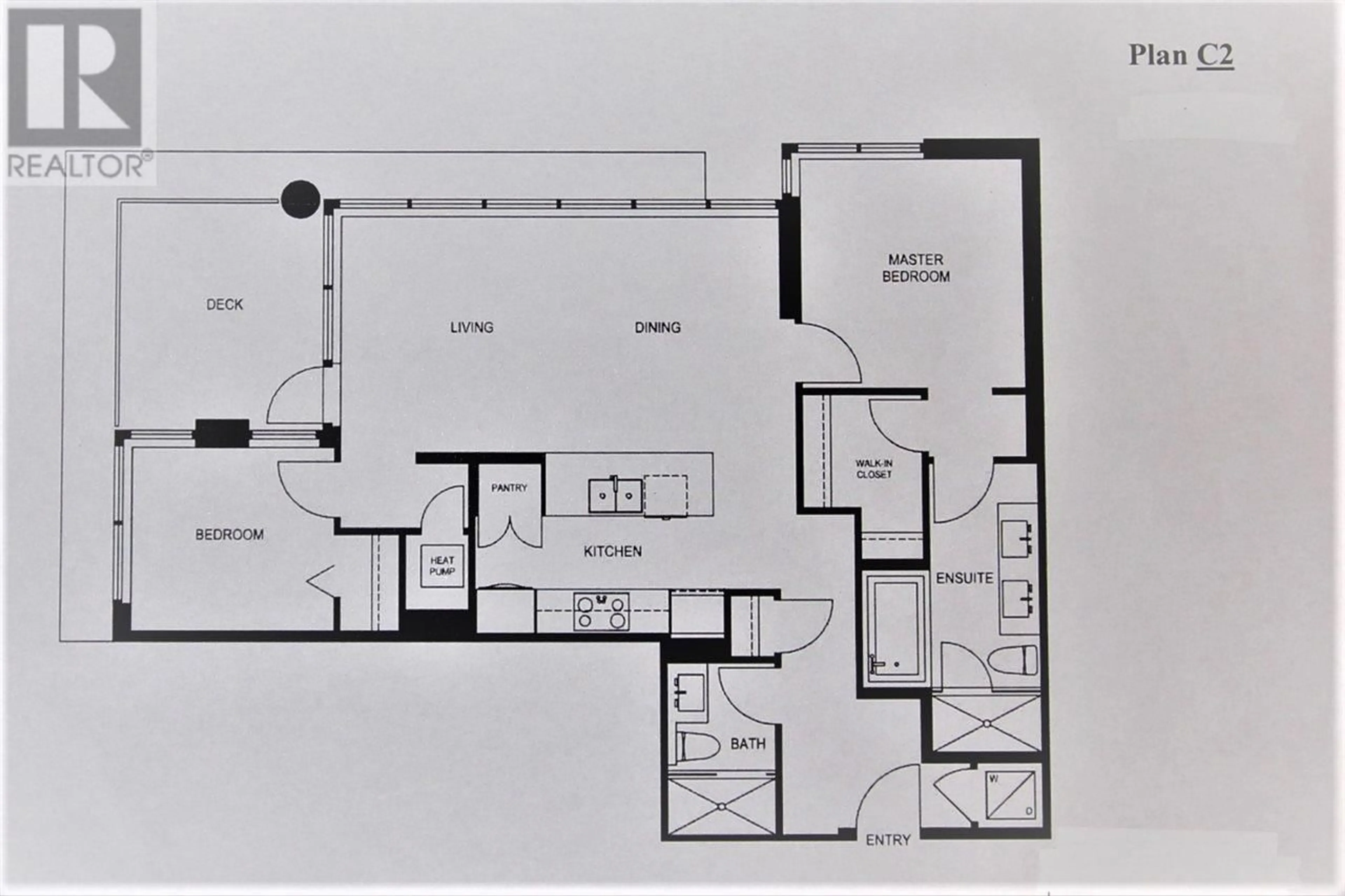 Floor plan for 1205 5728 BERTON AVENUE, Vancouver British Columbia V6S0E5