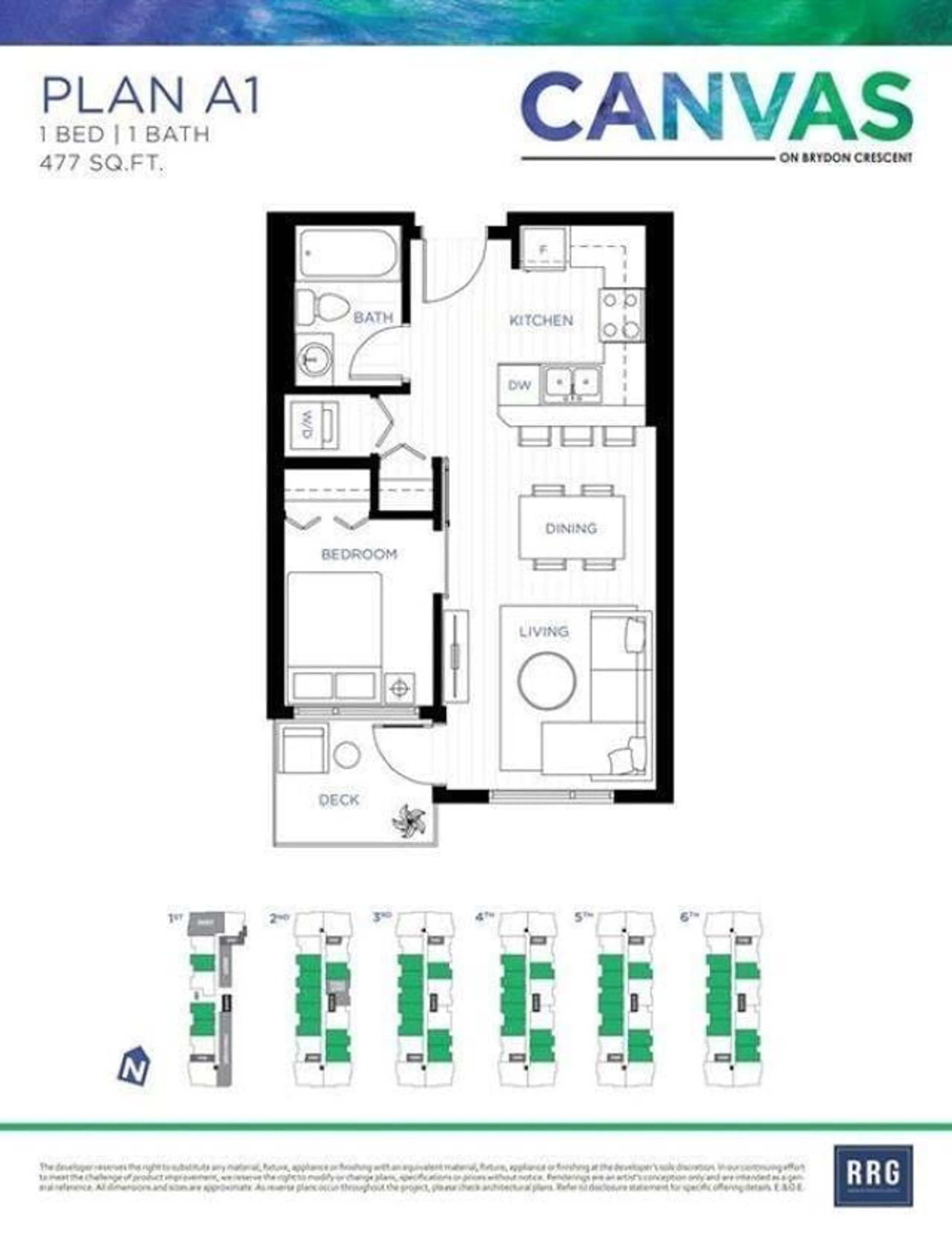 Floor plan for 603 5504 BRYDON CRESCENT, Langley British Columbia V3A4A4