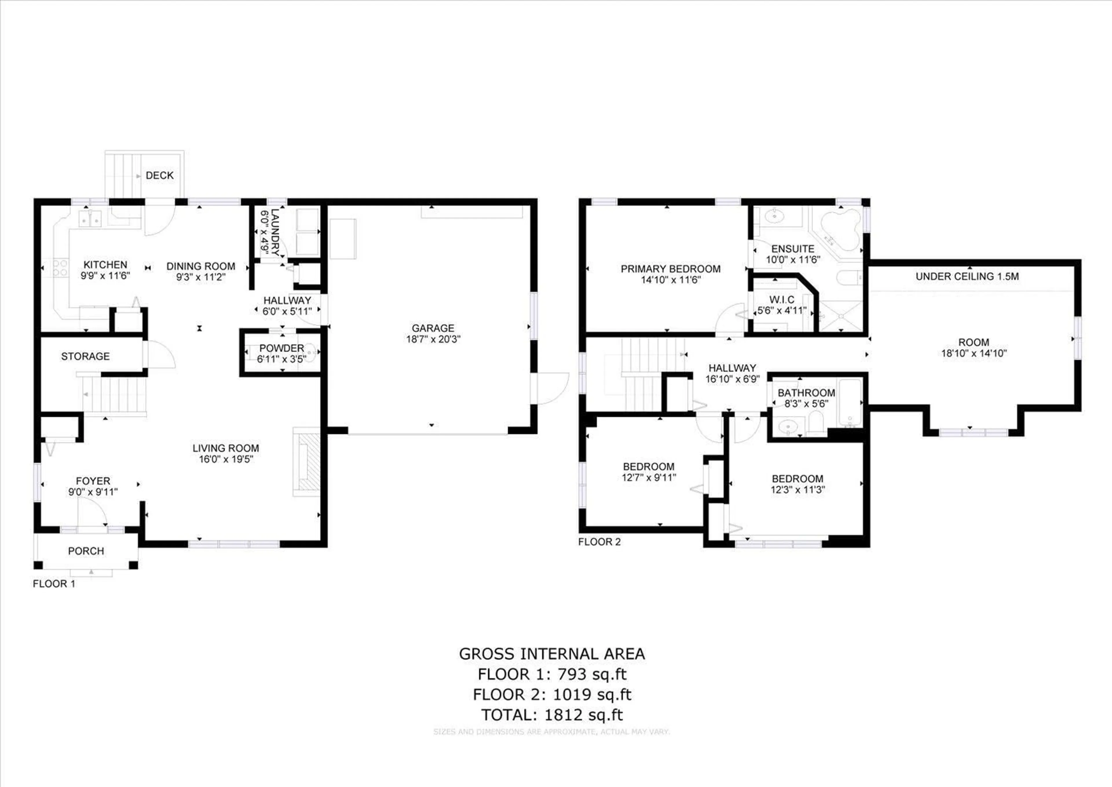 Floor plan for 5 8502 UNITY DRIVE, Chilliwack British Columbia V4Z1K6