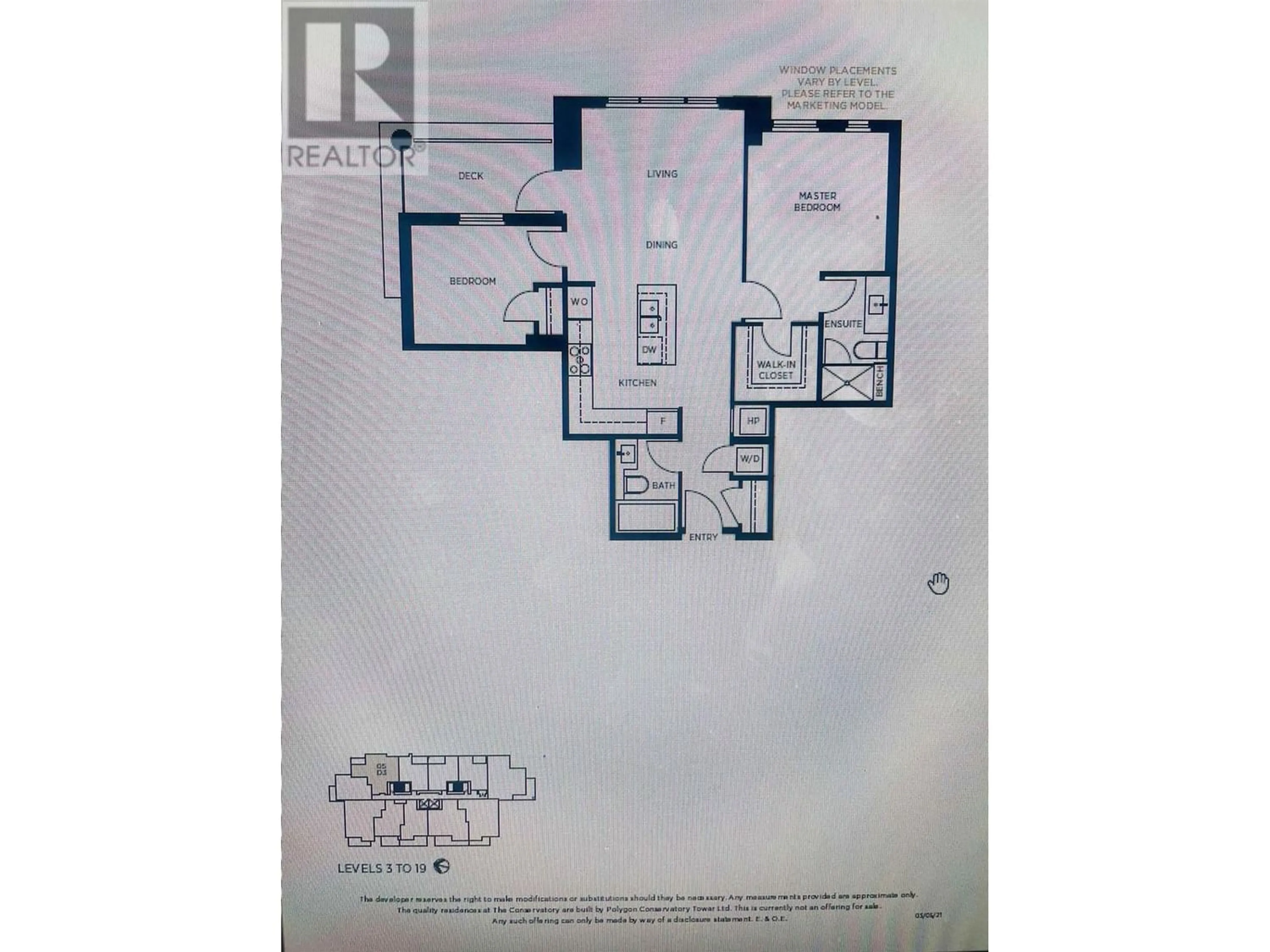 Floor plan for 405 5608 BERTON AVENUE, Vancouver British Columbia V6S0M6