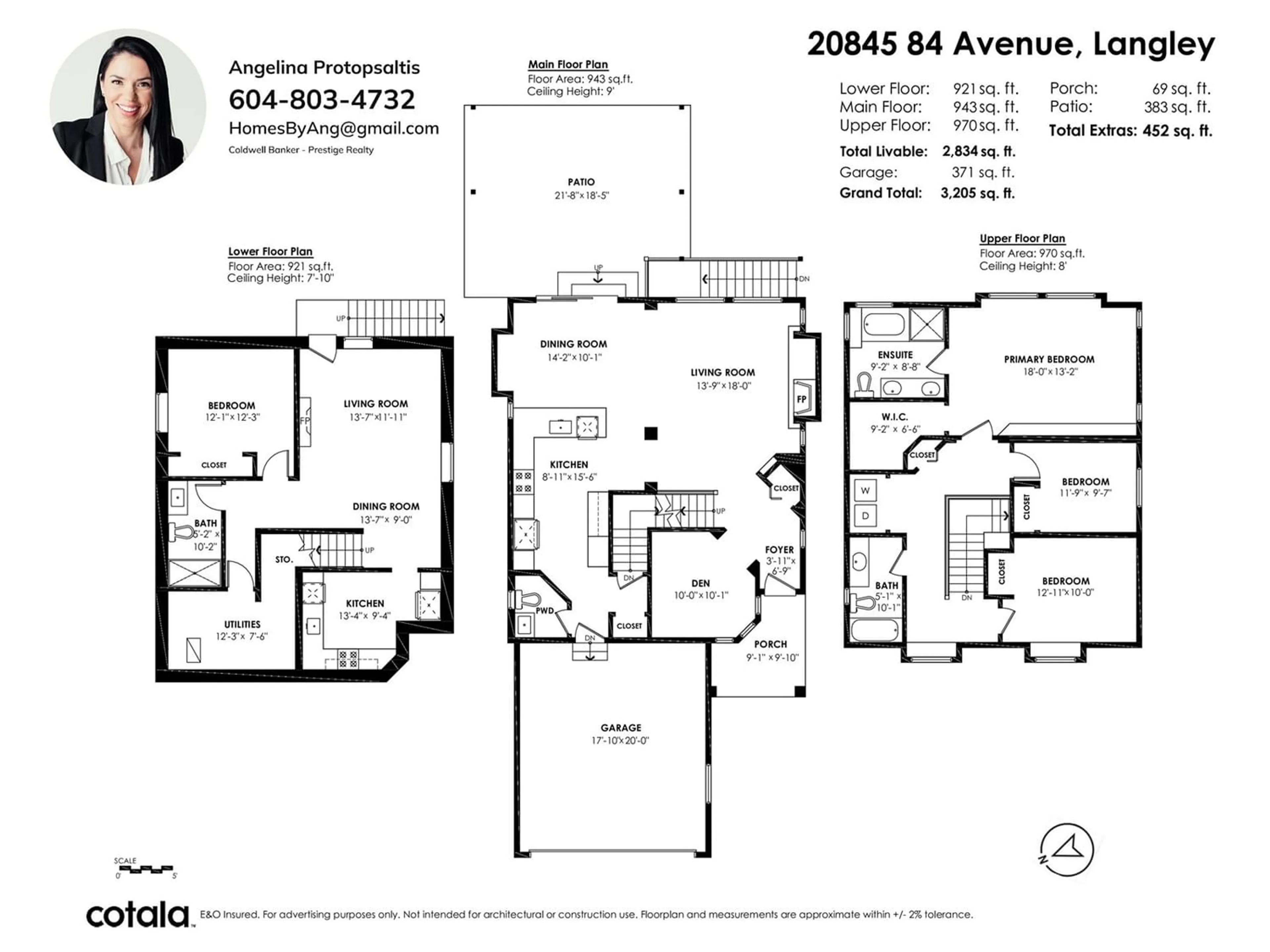 Floor plan for 20845 84 AVENUE, Langley British Columbia V2Y0A3