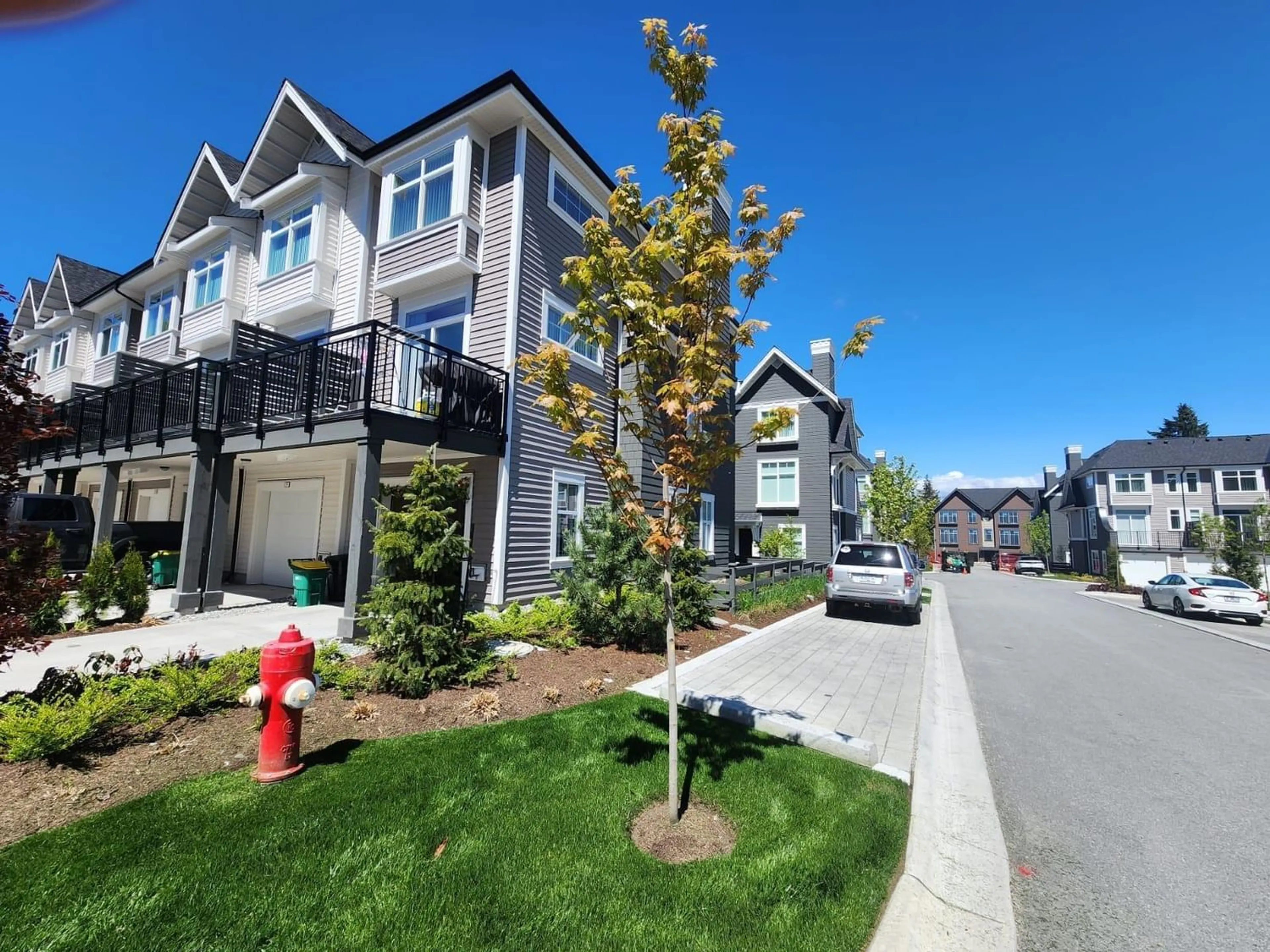 A pic from exterior of the house or condo, the street view for 8 14151 58A AVENUE, Surrey British Columbia V3X0L1