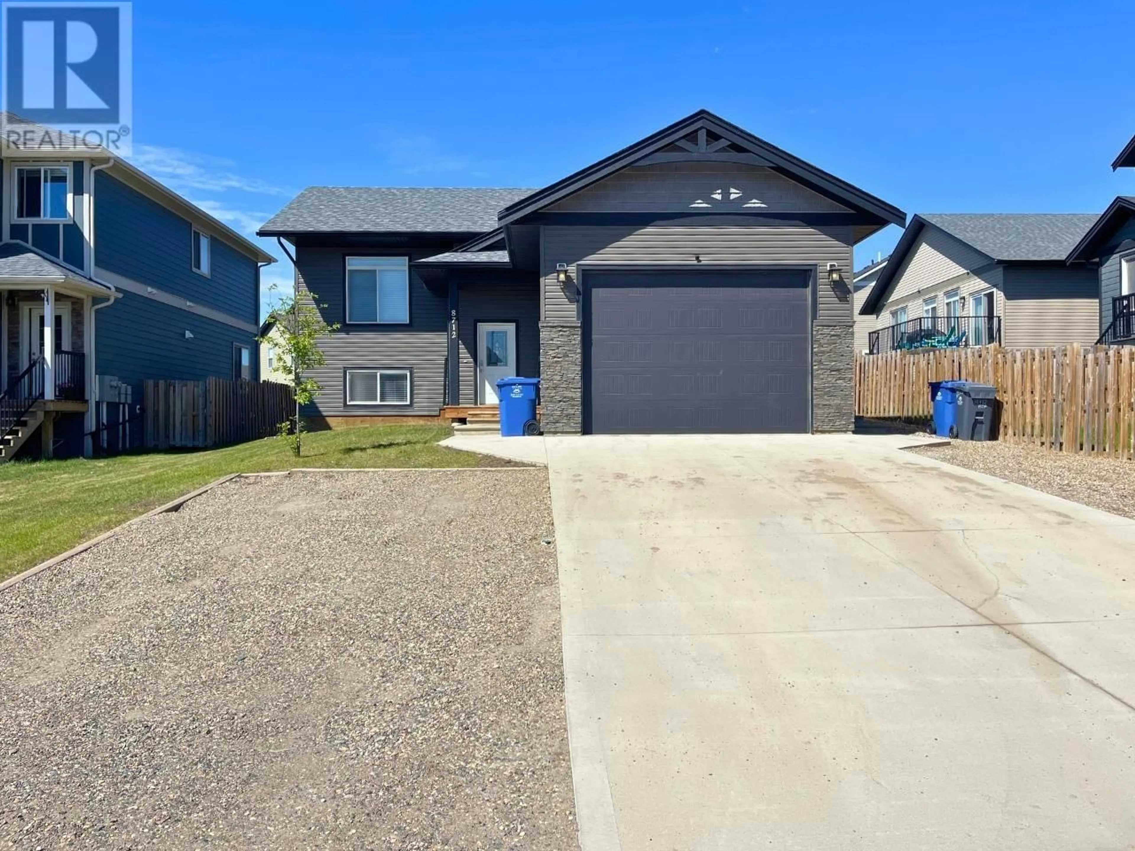 Frontside or backside of a home for 8712 82 STREET, Fort St. John British Columbia V1J0N8