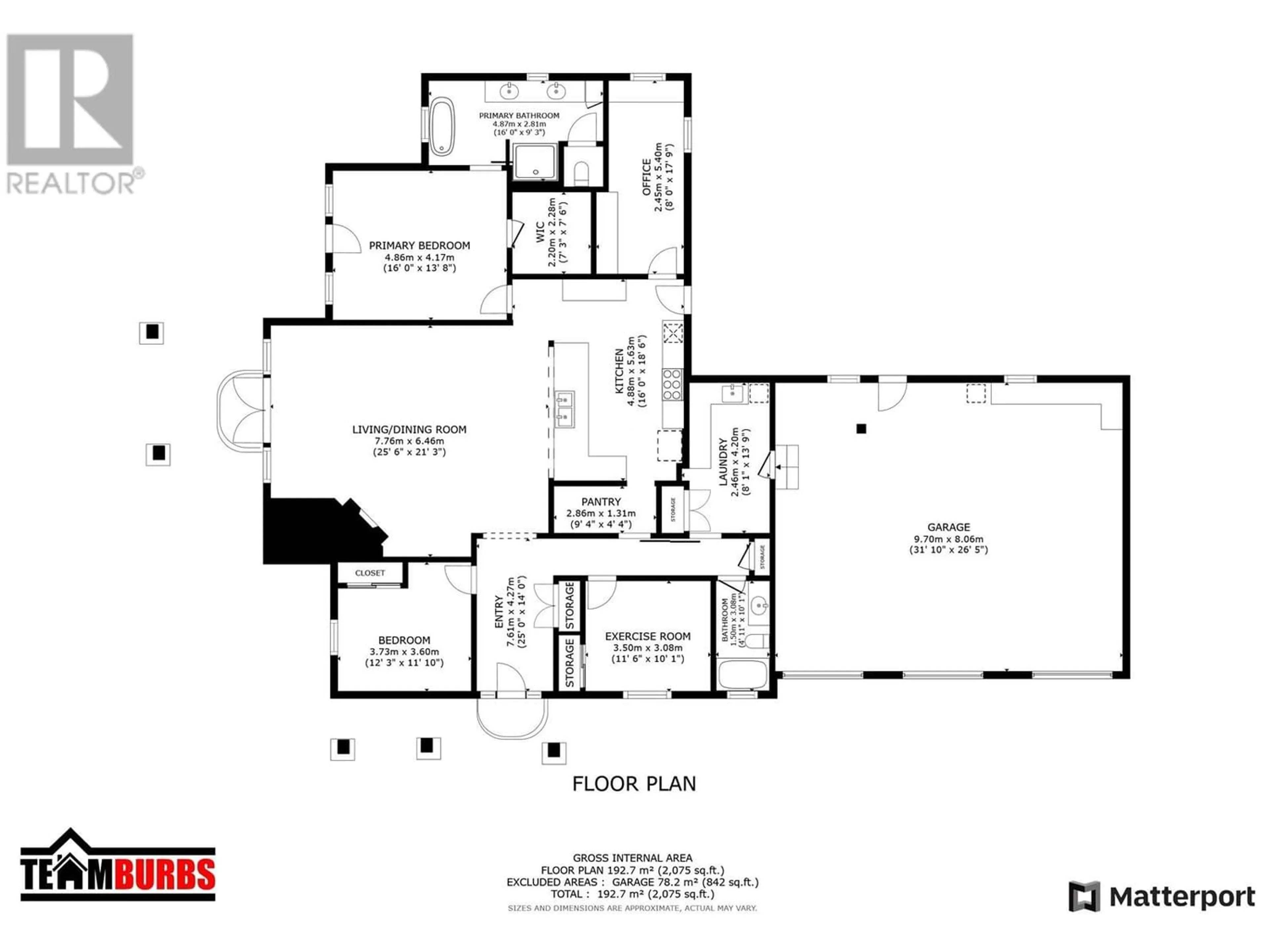 Floor plan for 1577 STONEY PARK ROAD, Quesnel British Columbia V2J0B9