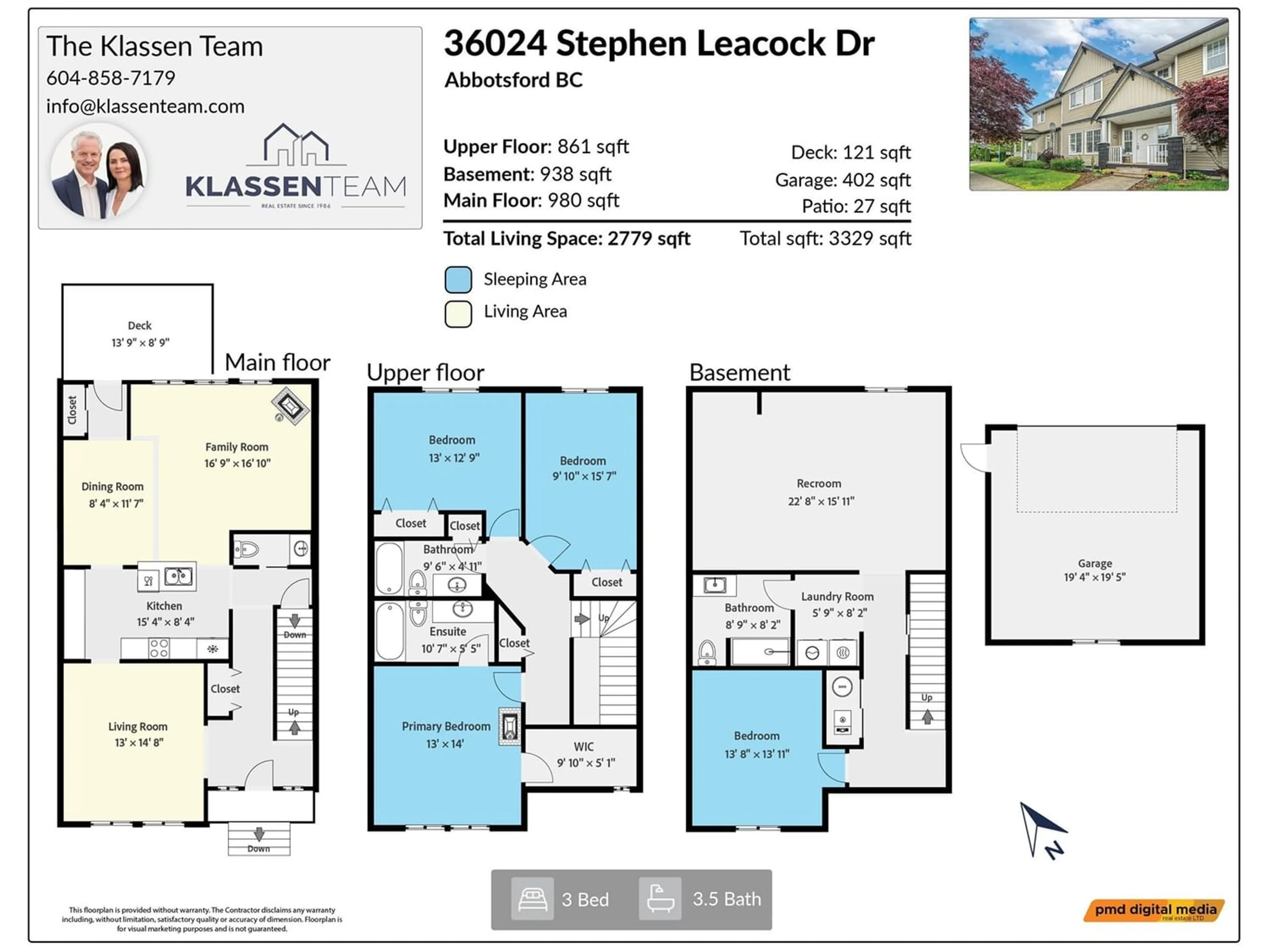 Floor plan for 36024 STEPHEN LEACOCK DRIVE, Abbotsford British Columbia V3G3E6
