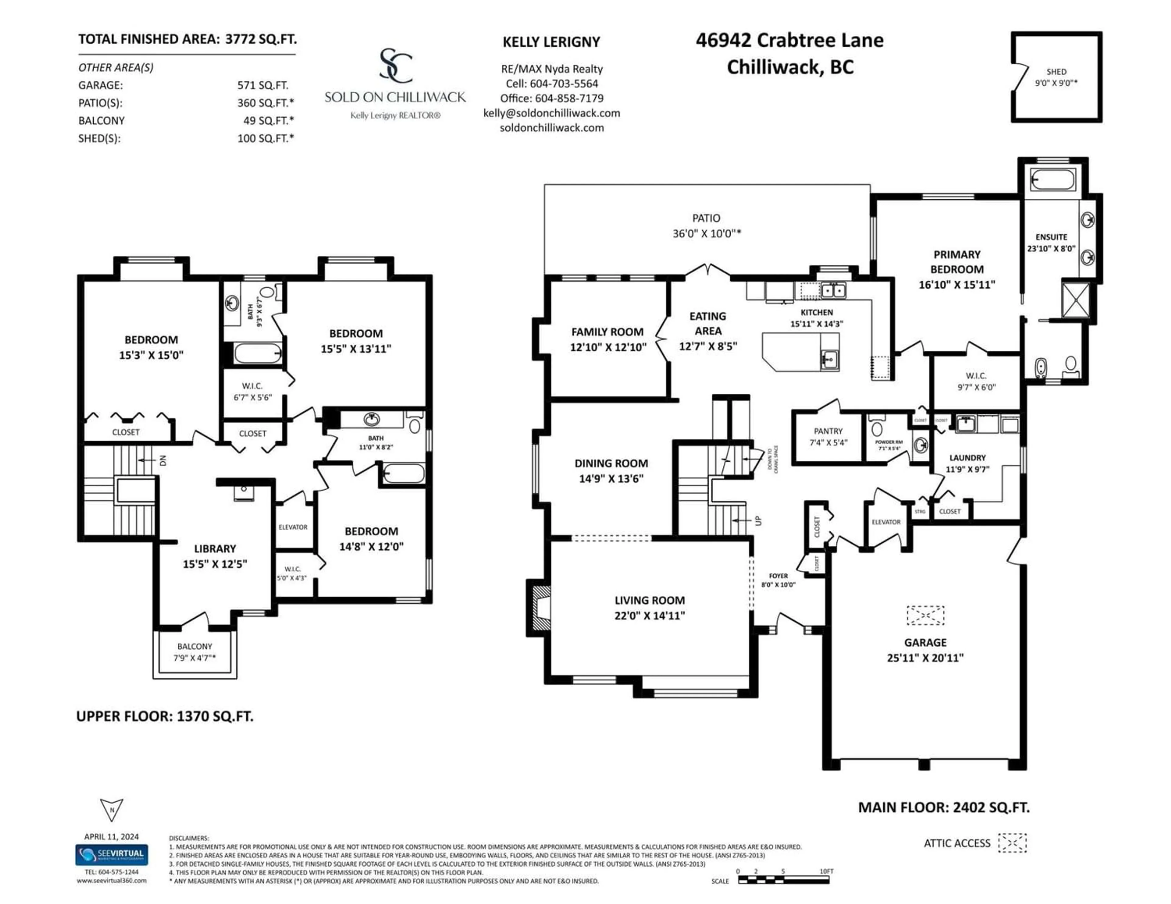 Floor plan for 46942 CRABTREE LANE, Chilliwack British Columbia V2P3M7