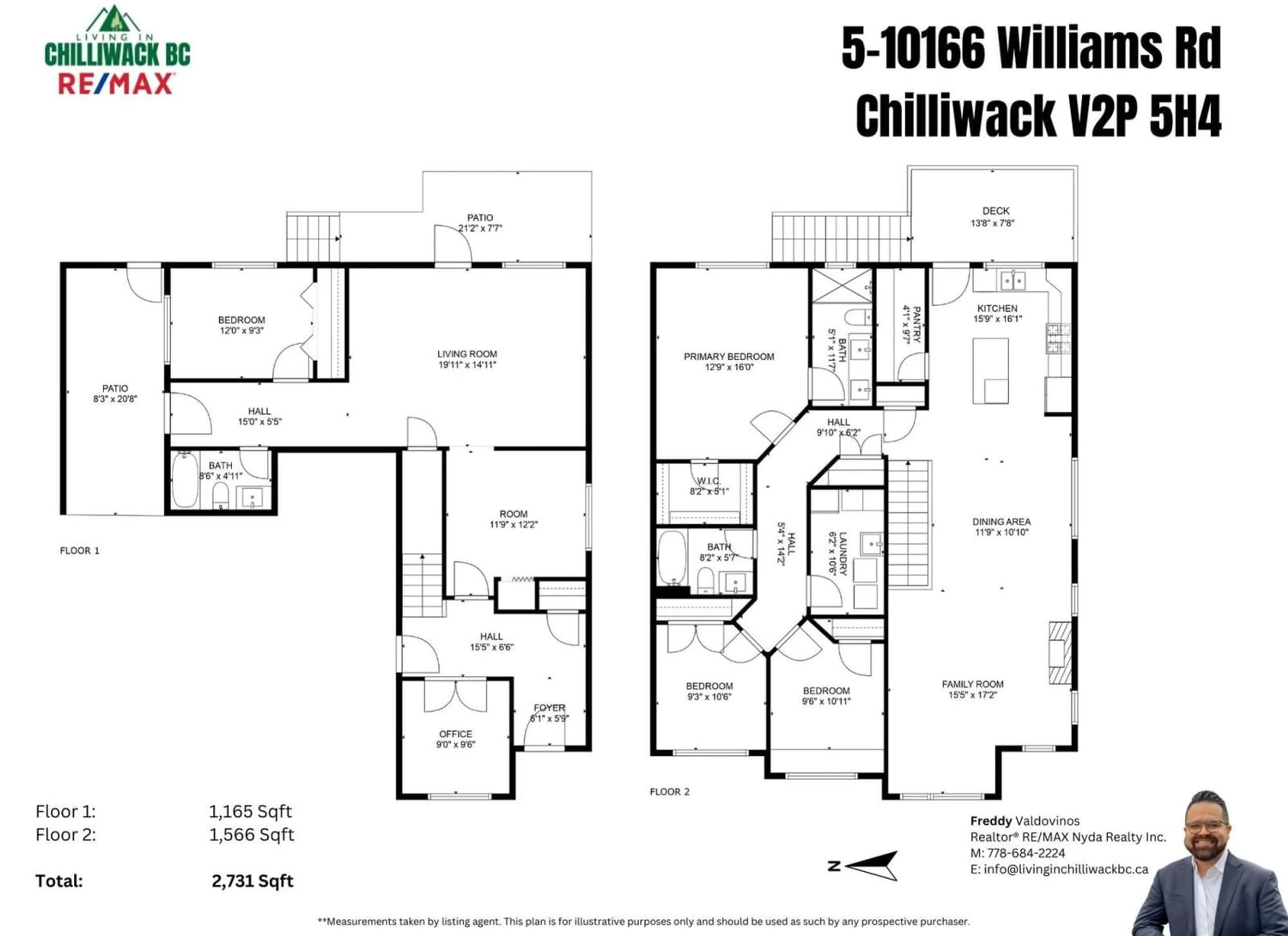 Floor plan for 5 10166 WILLIAMS ROAD, Chilliwack British Columbia V2P5H4