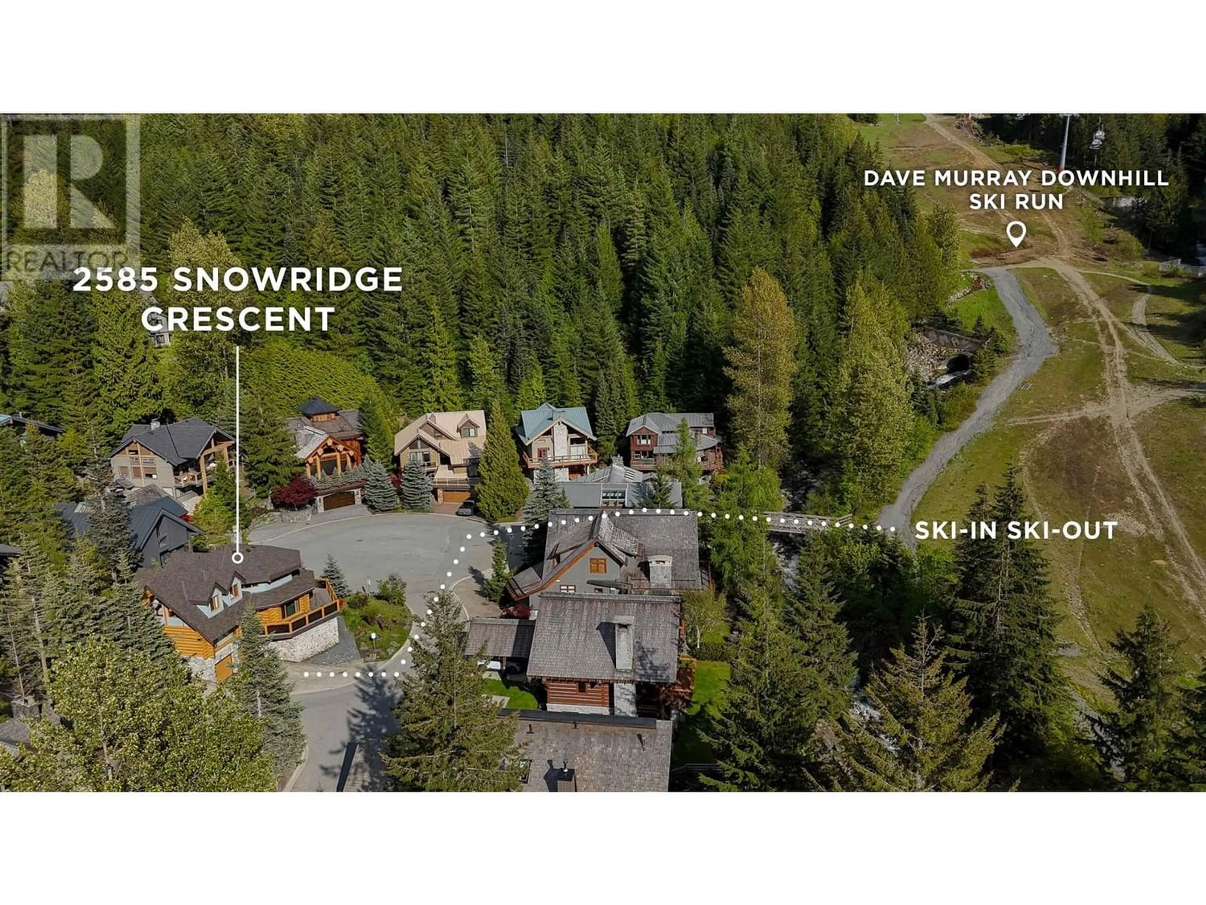 Frontside or backside of a home for 2585 SNOWRIDGE CRESCENT, Whistler British Columbia V8E0P7