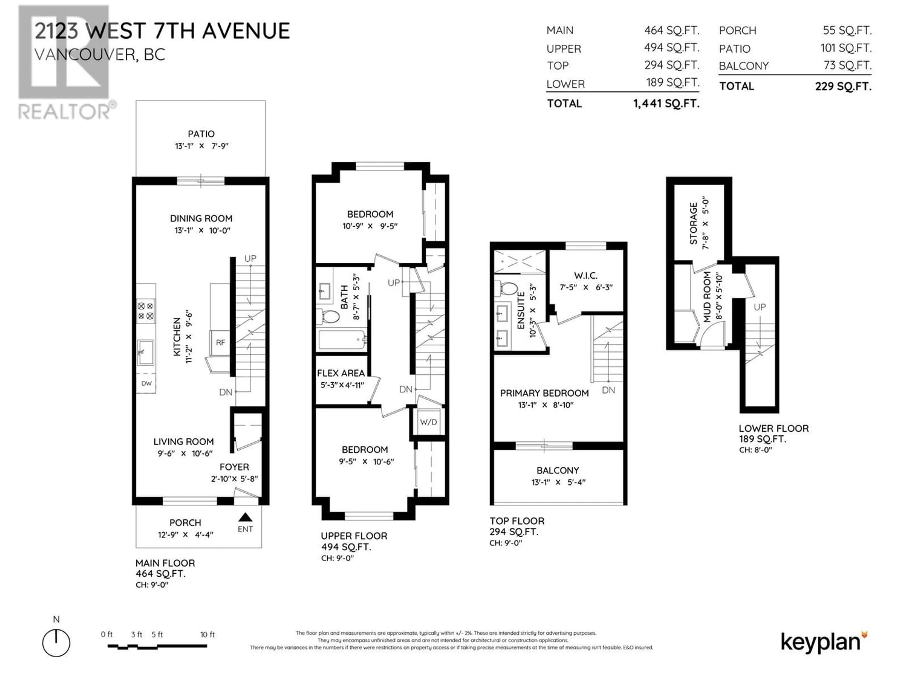 Floor plan for 2123 W 7TH AVENUE, Vancouver British Columbia V6K1X9