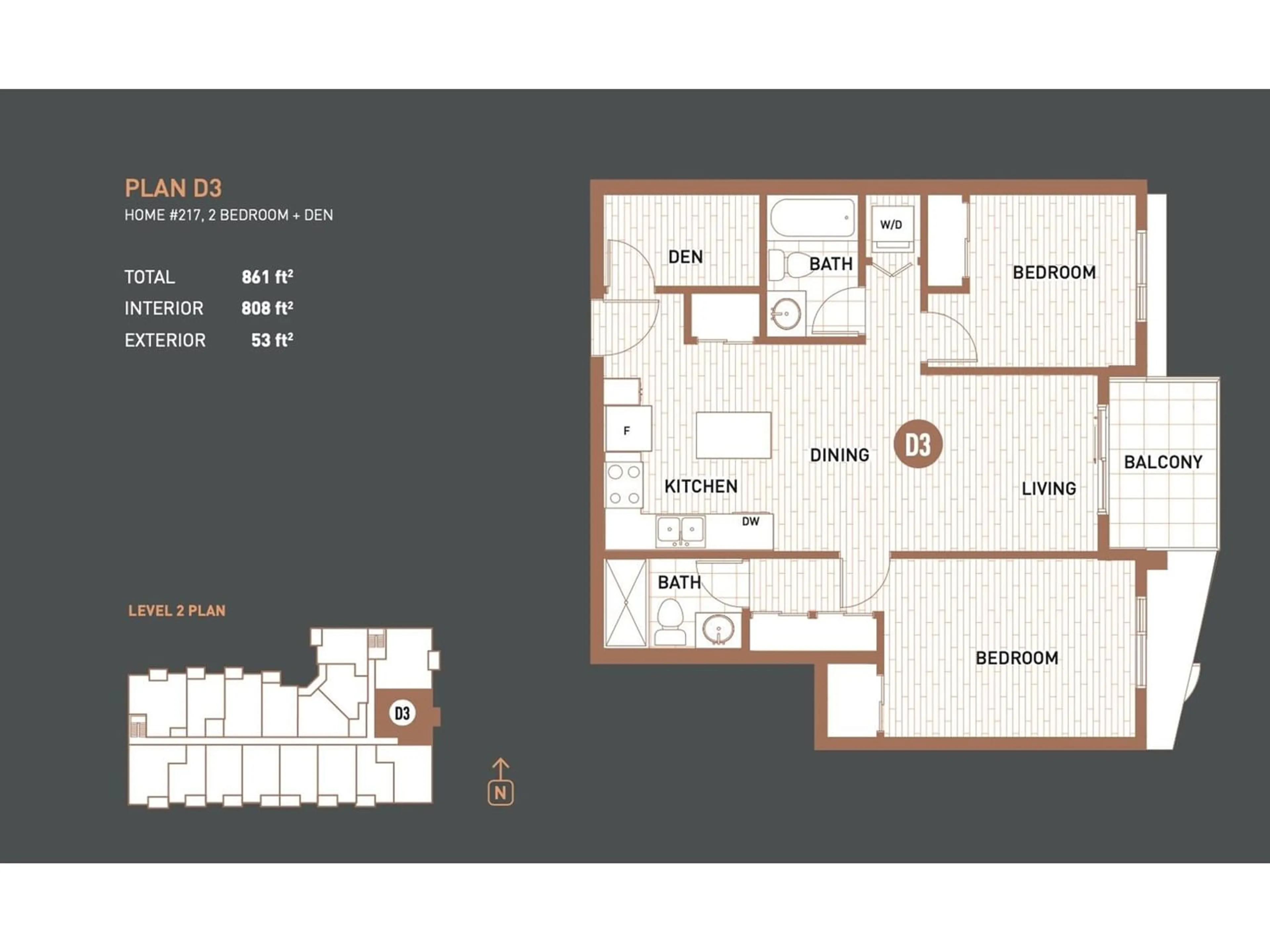 Floor plan for 217 13969 96 AVENUE, Surrey British Columbia V3T4M2