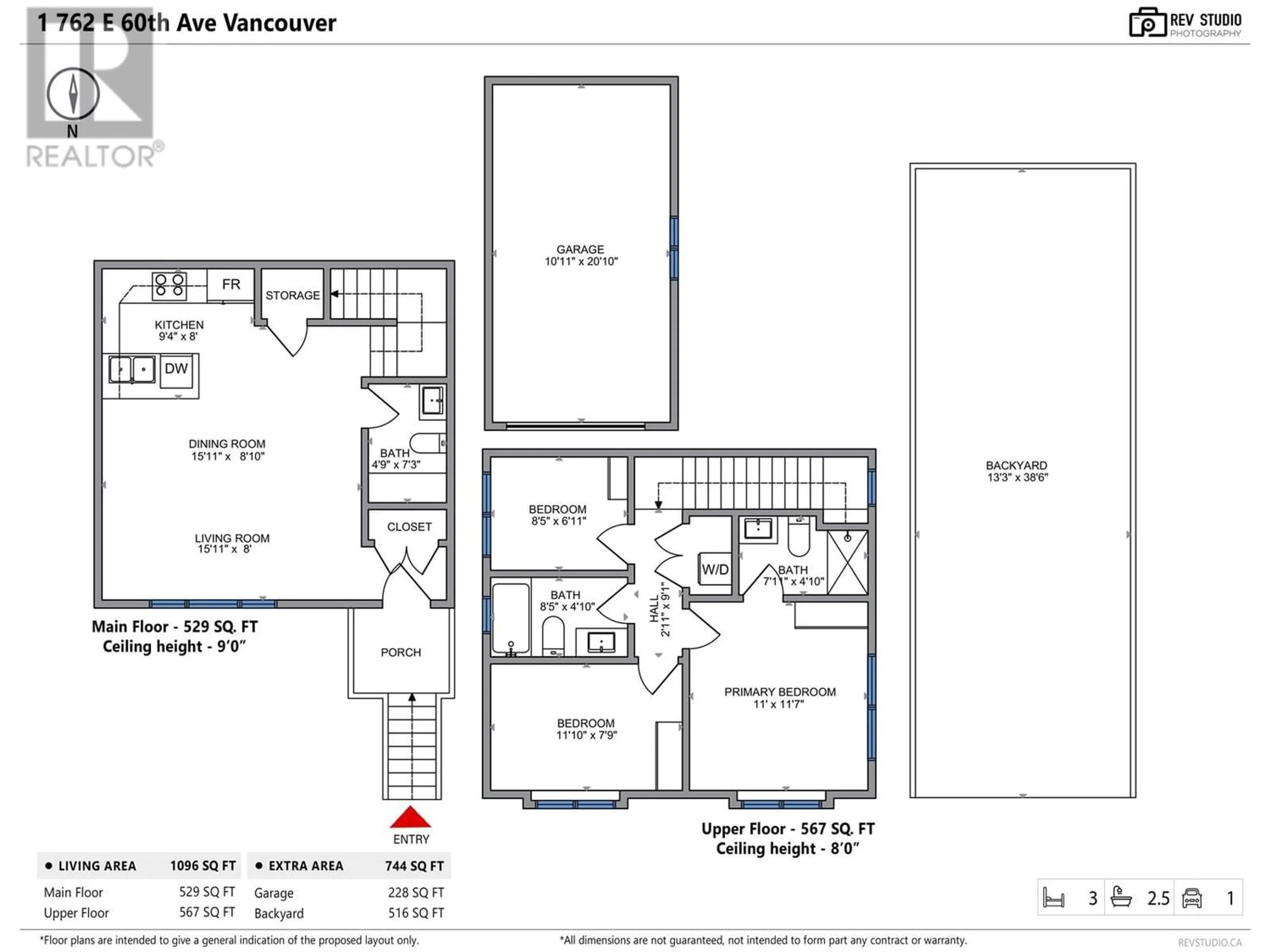 Floor plan for 1 762 EAST 60TH AVENUE, Vancouver British Columbia V5X2A4