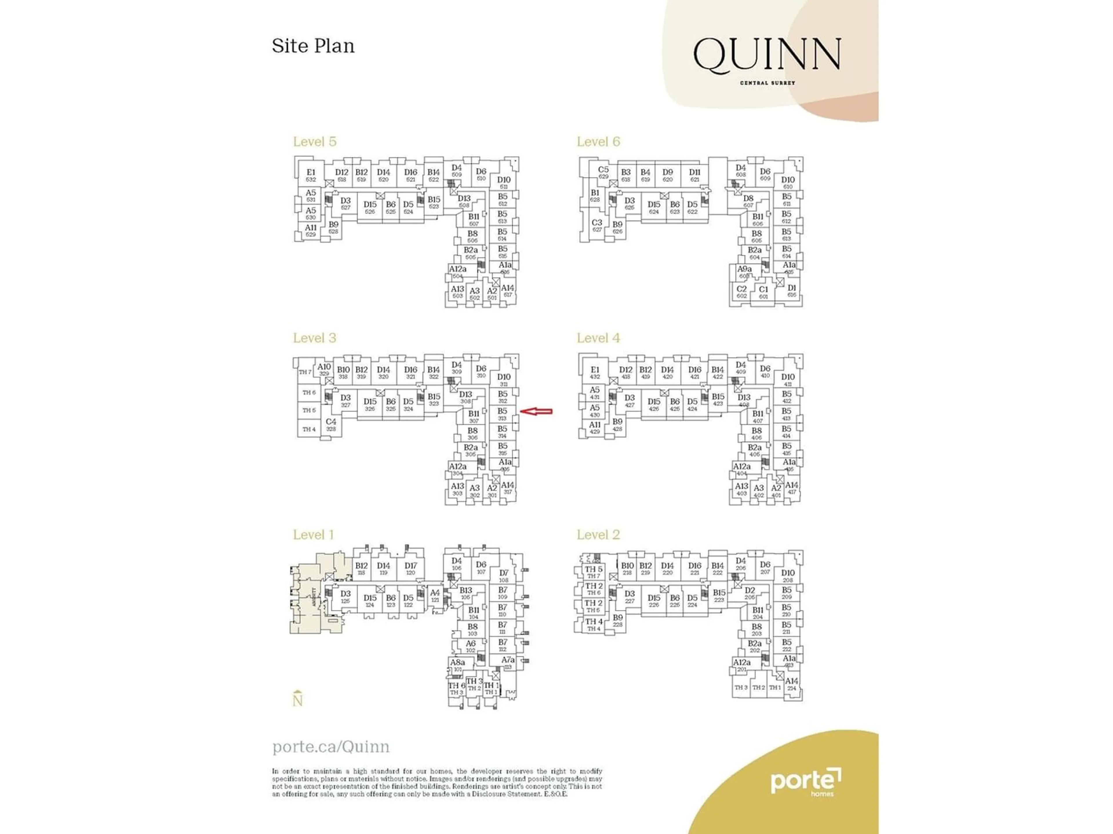 Floor plan for 313 9456 134 STREET, Surrey British Columbia V3V5S4