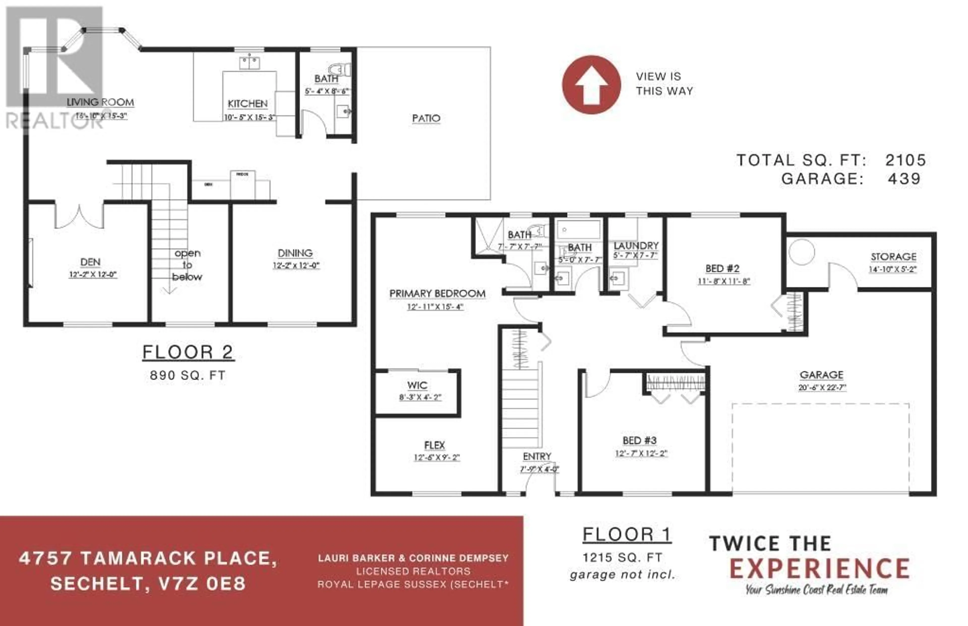 Floor plan for 4757 TAMARACK PLACE, Sechelt British Columbia V7Z0E8