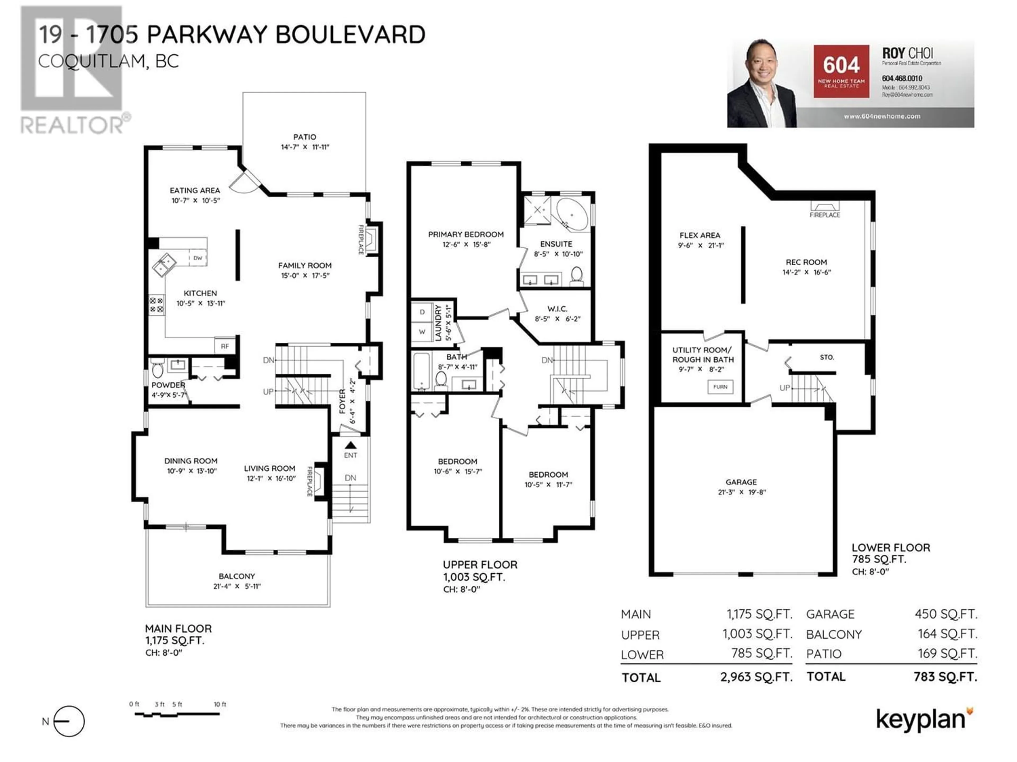 Floor plan for 19 1705 PARKWAY BOULEVARD, Coquitlam British Columbia V3E3T3