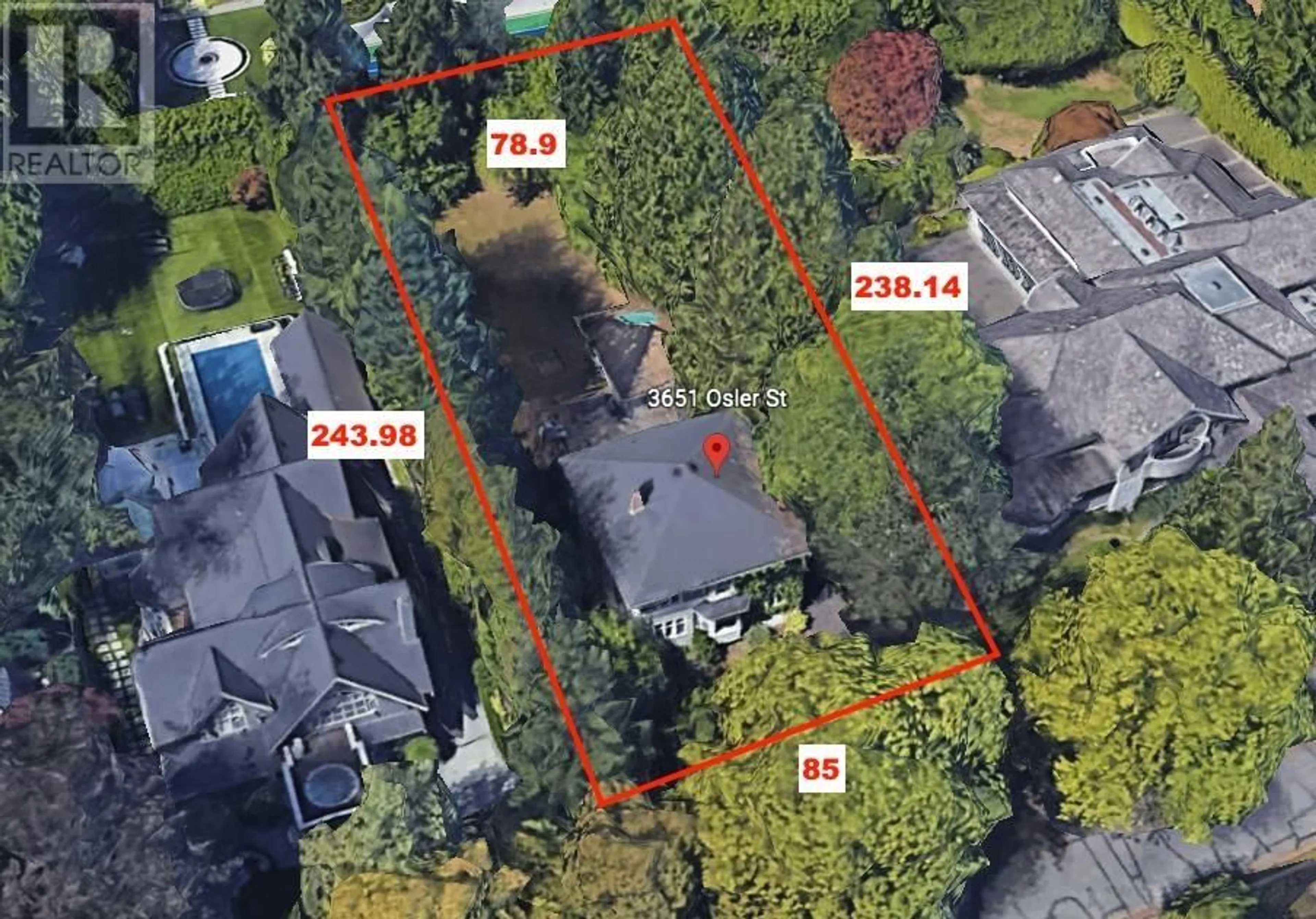 Frontside or backside of a home for 3651 OSLER STREET, Vancouver British Columbia V6H2W5