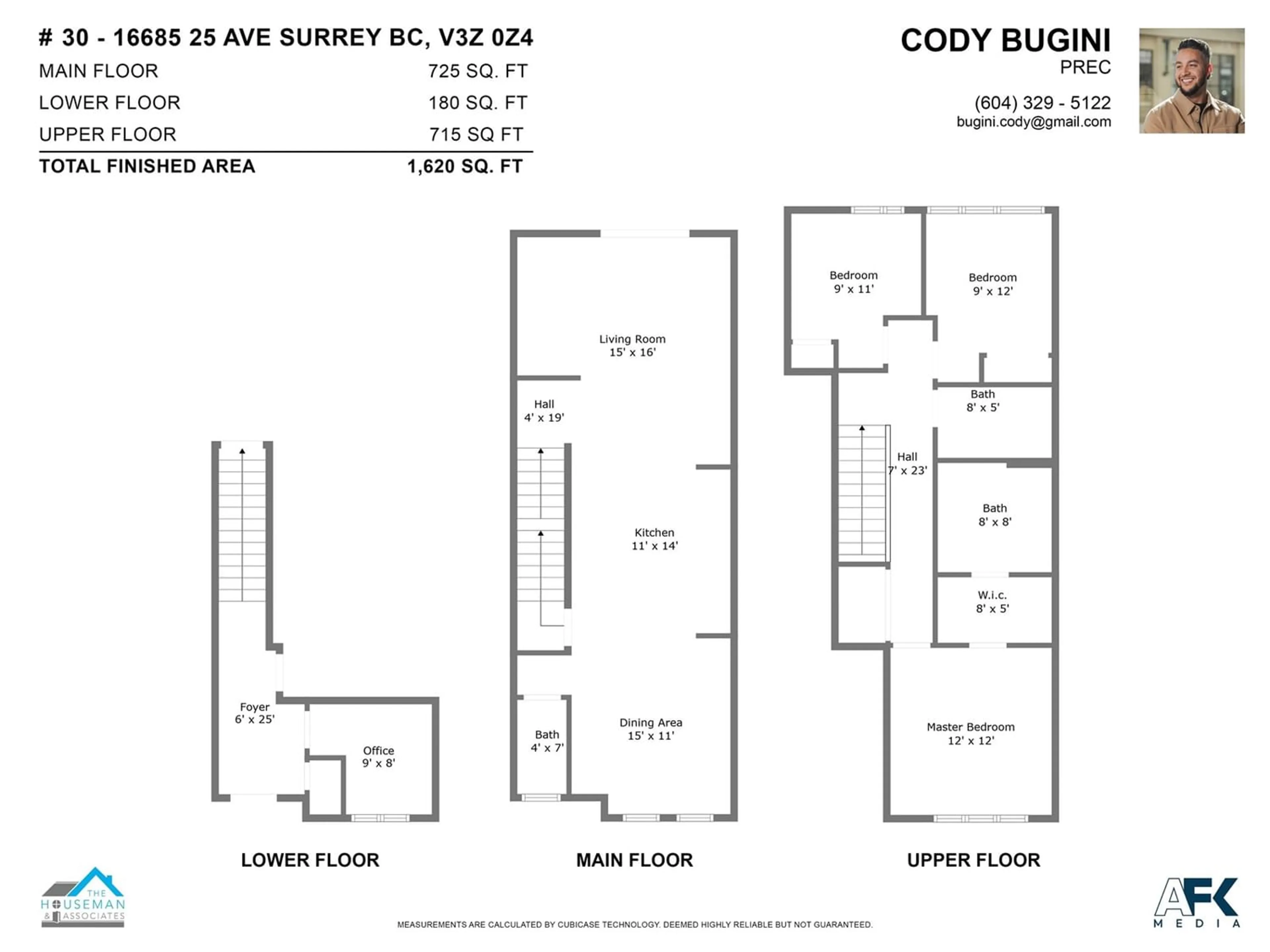 Floor plan for 30 16685 25 AVENUE, Surrey British Columbia V3Z0Z4